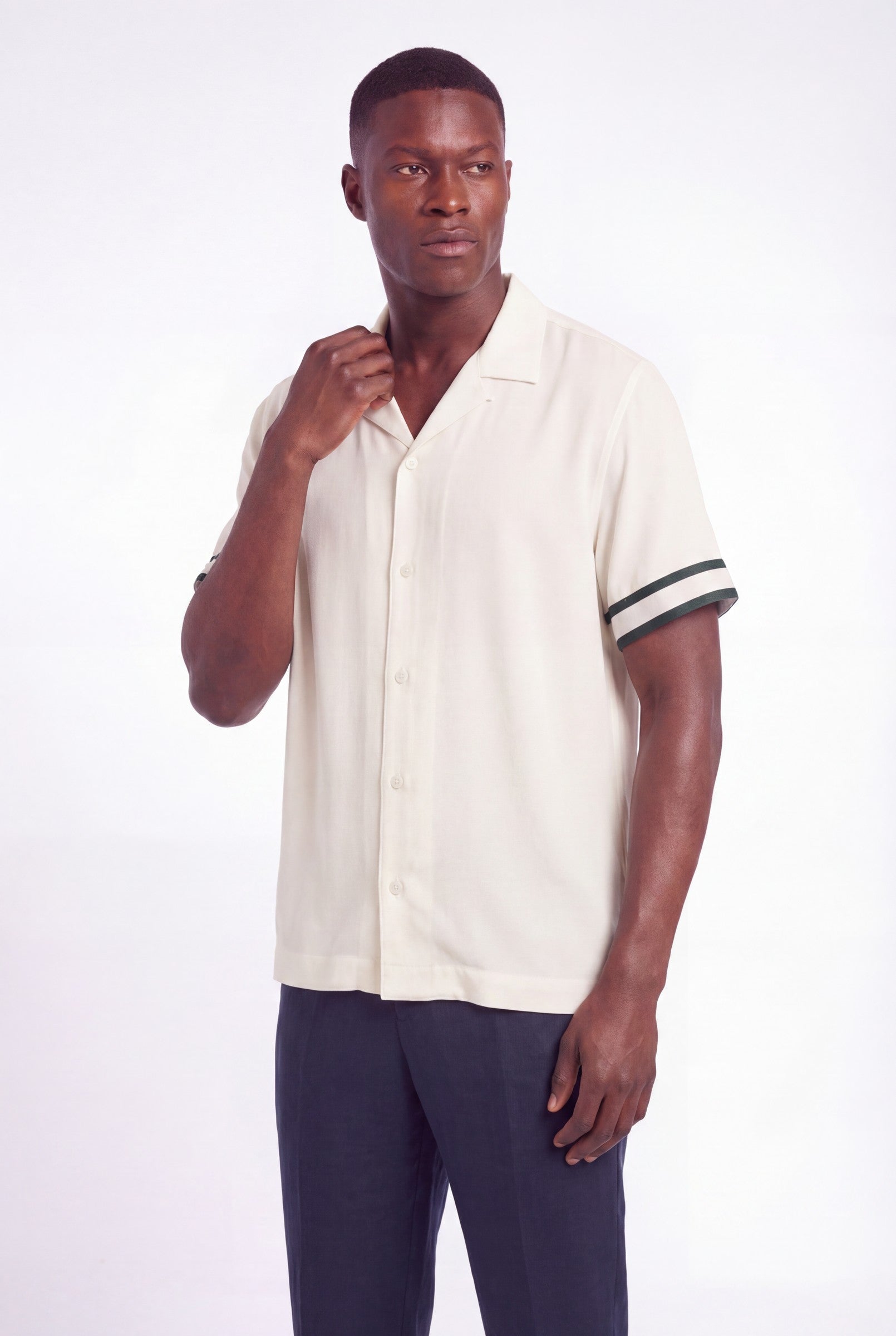 Men's Ecovero Viscose Resort Shirt | Blackstone London