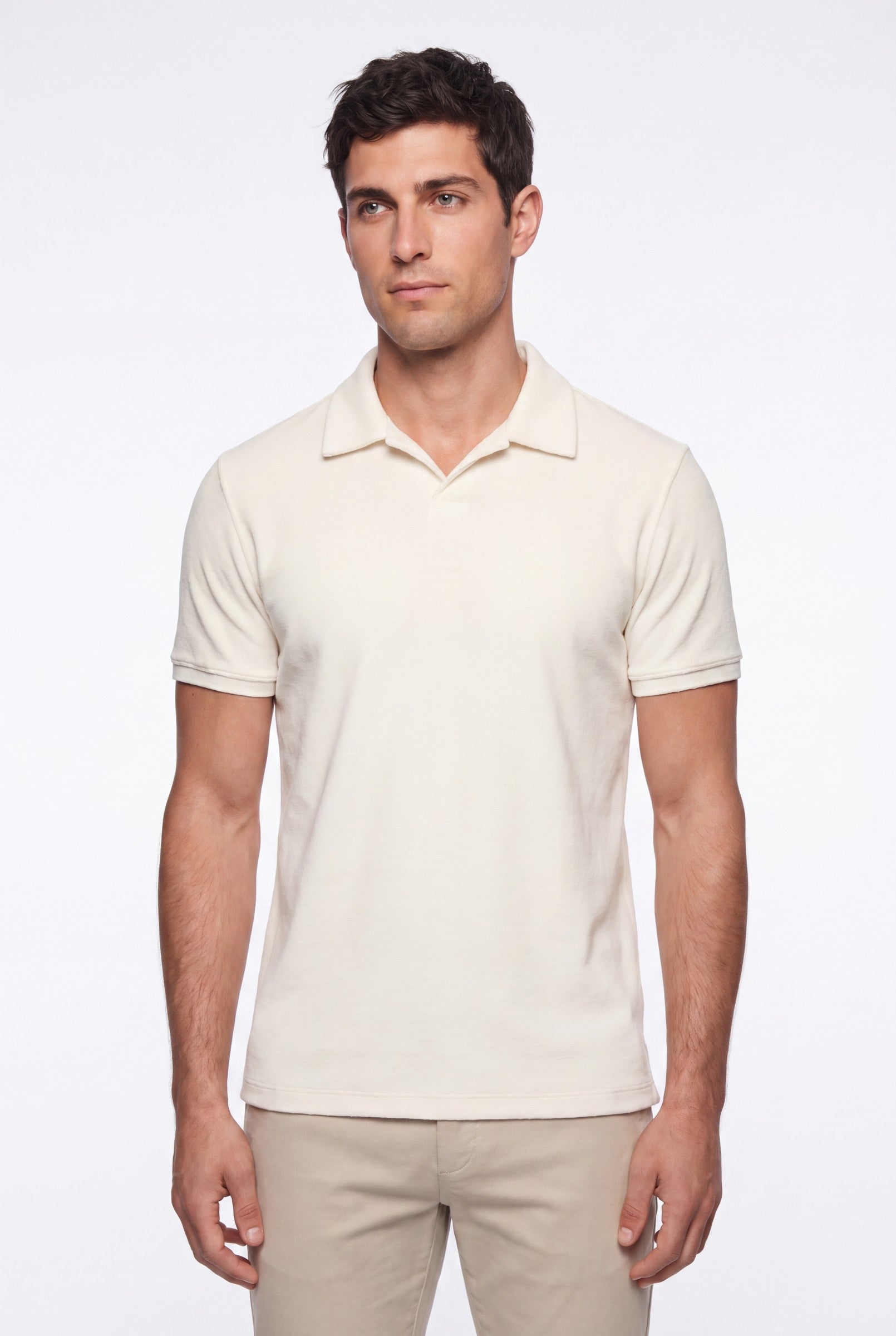 Men's Towelling Polo Shirt | Blackstone London