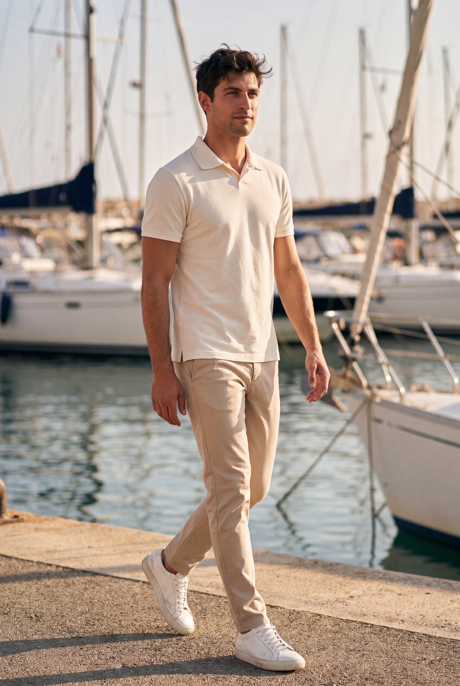 Men's Towelling Polo Shirt | Blackstone London
