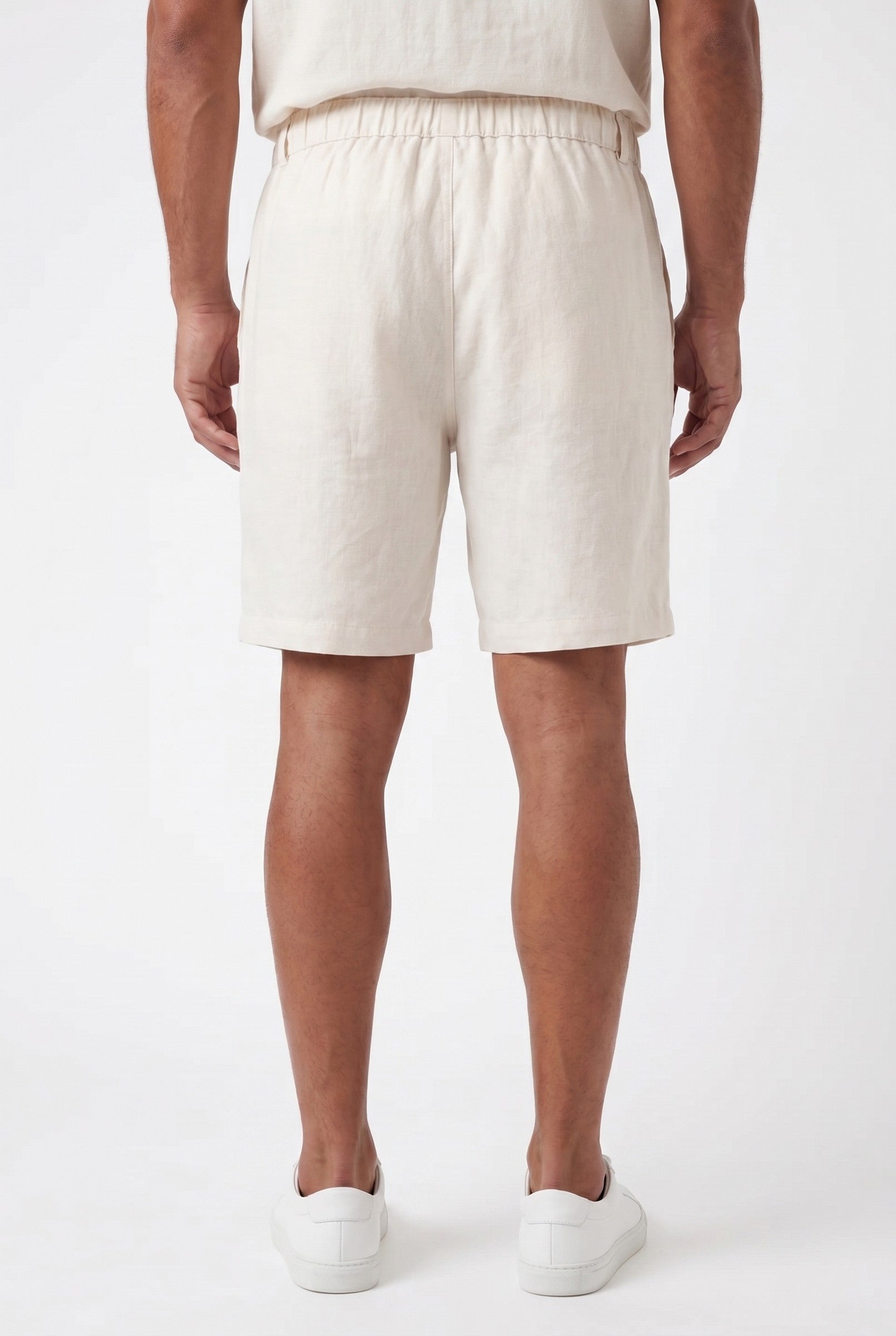 Men's Linen Leisure Drawstring Shorts | Blackstone London