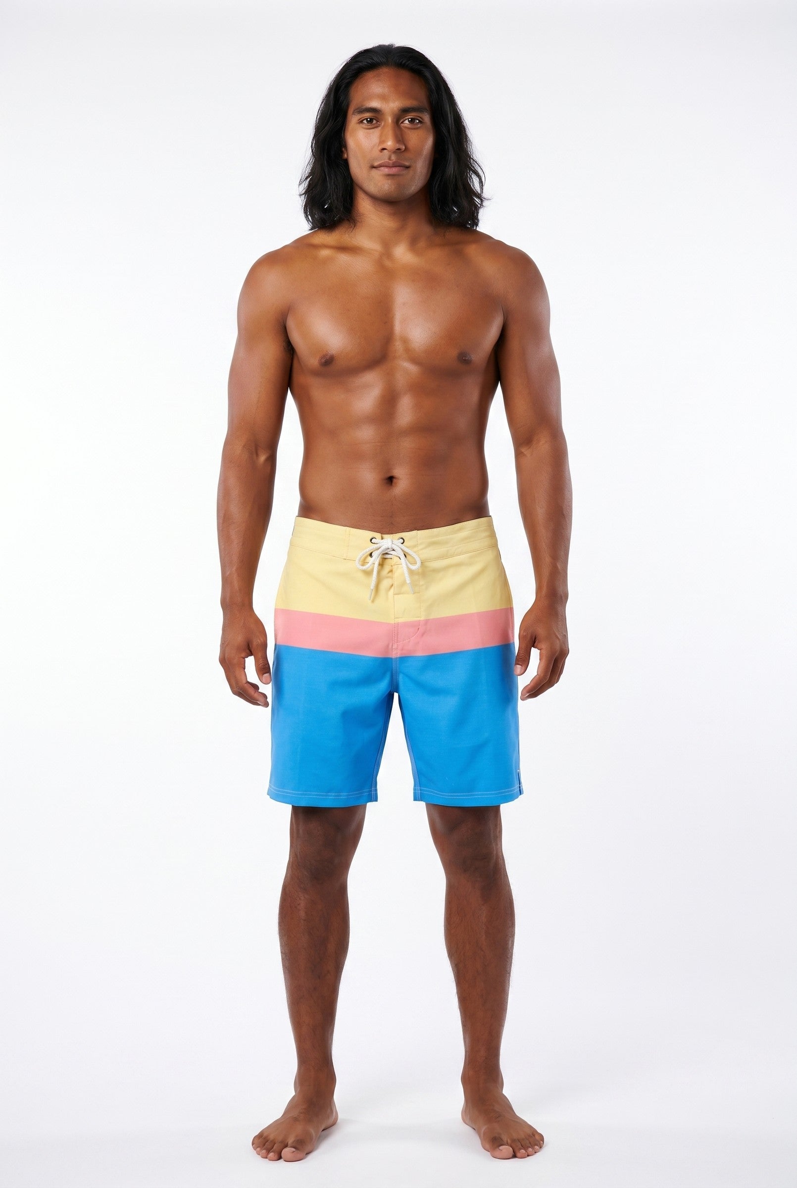 Men's Tropical Print Board Shorts | Blackstone London