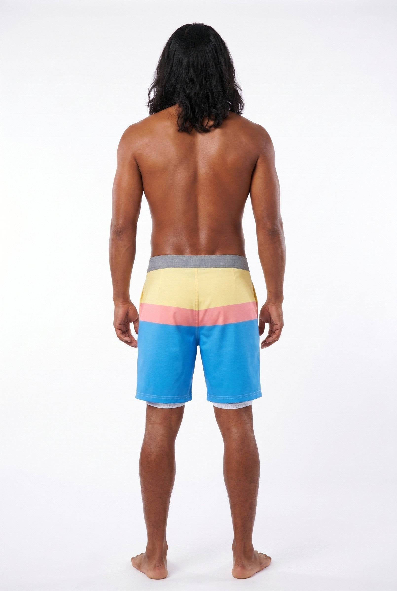 Men's Tropical Print Board Shorts | Blackstone London