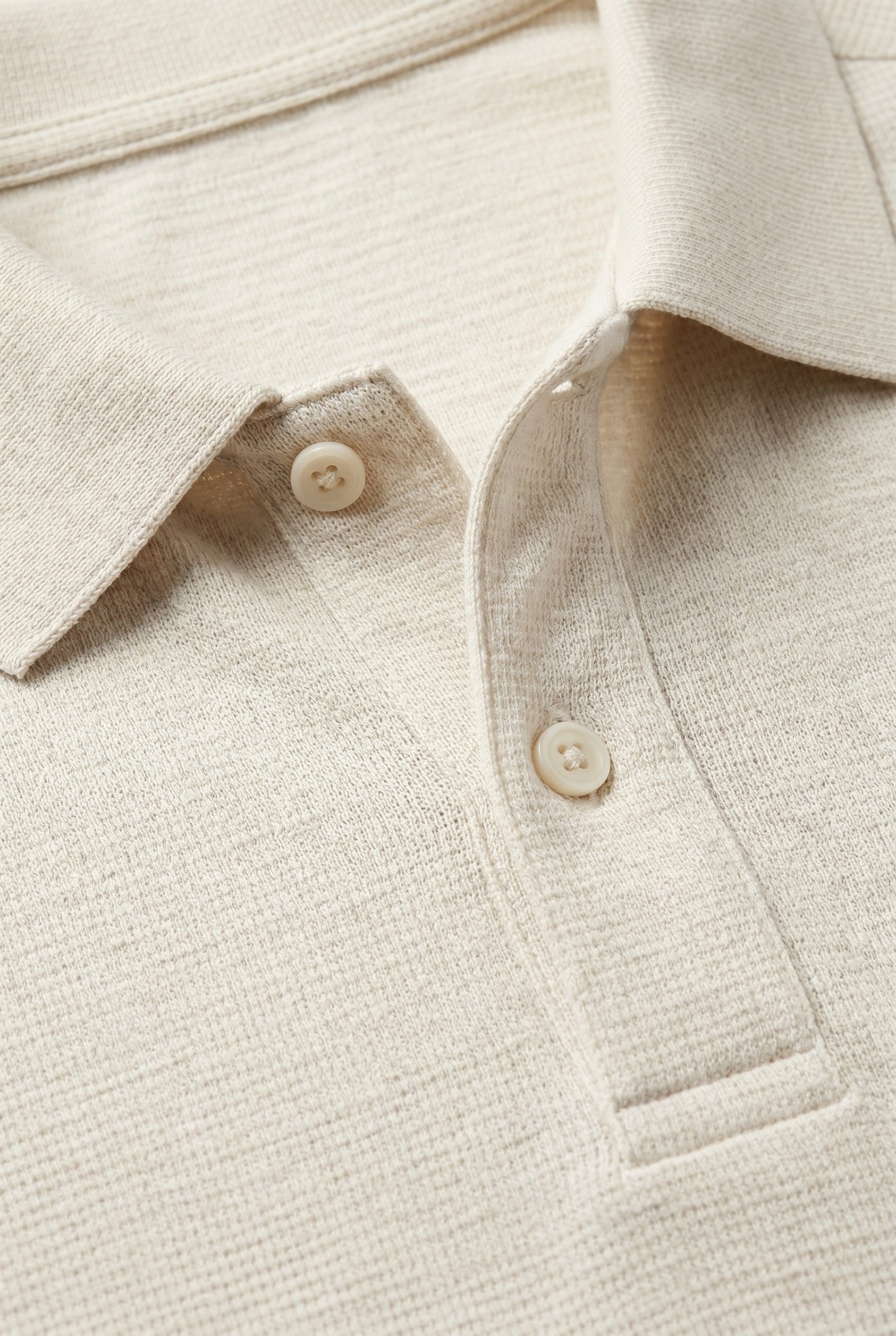 Men's Tonal Pique Polo Shirt | Blackstone London