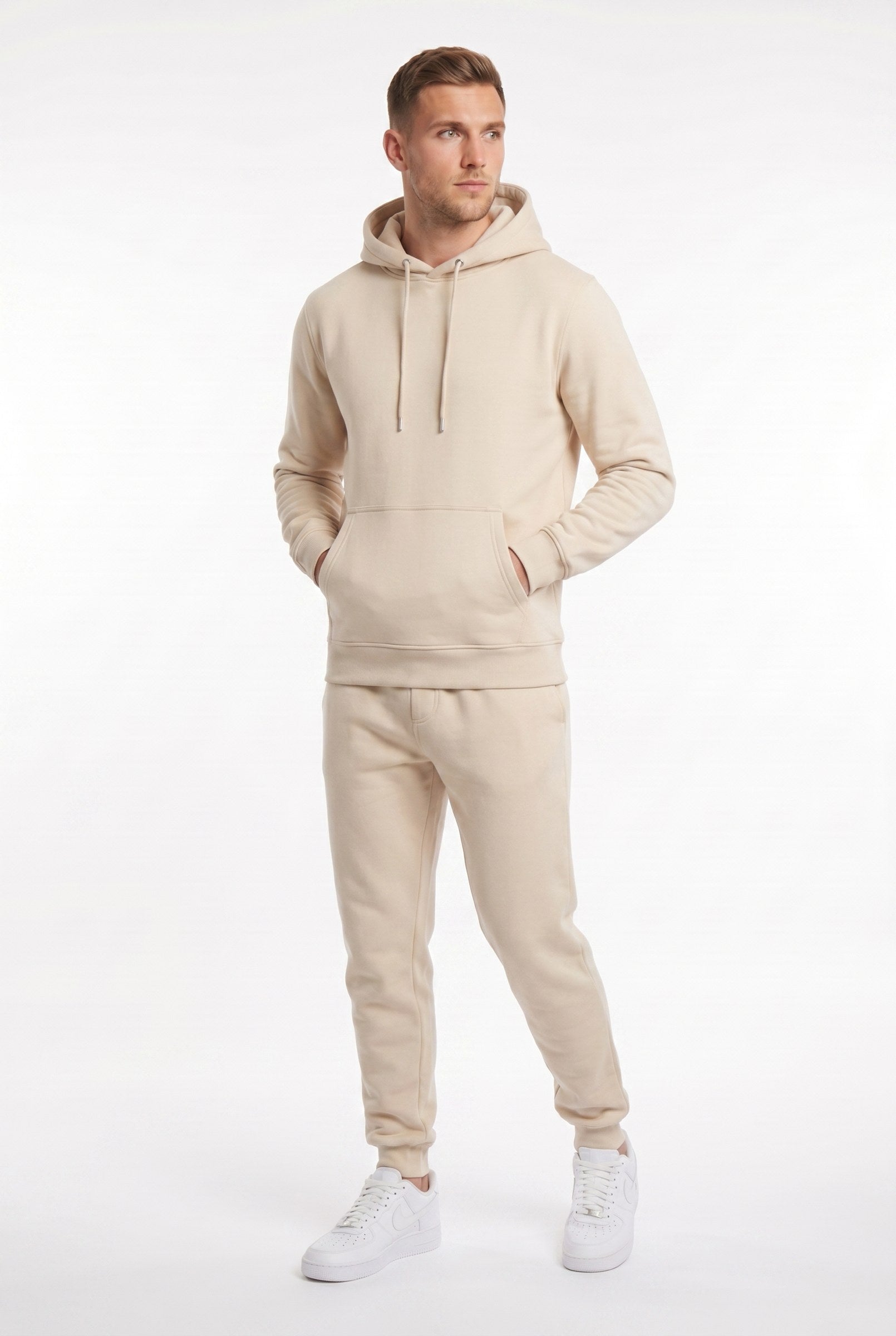 Men's Fundamental Fleece Pullover Hoodie | Blackstone London