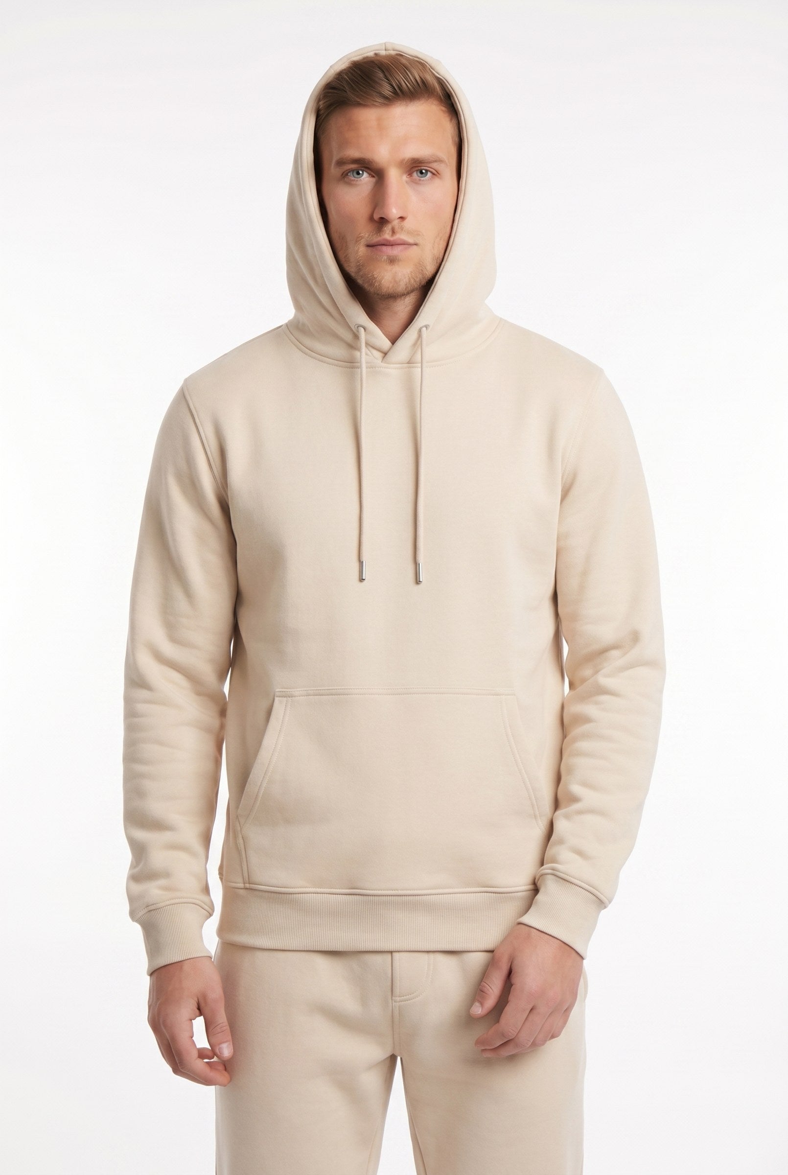 Men's Fundamental Fleece Pullover Hoodie | Blackstone London