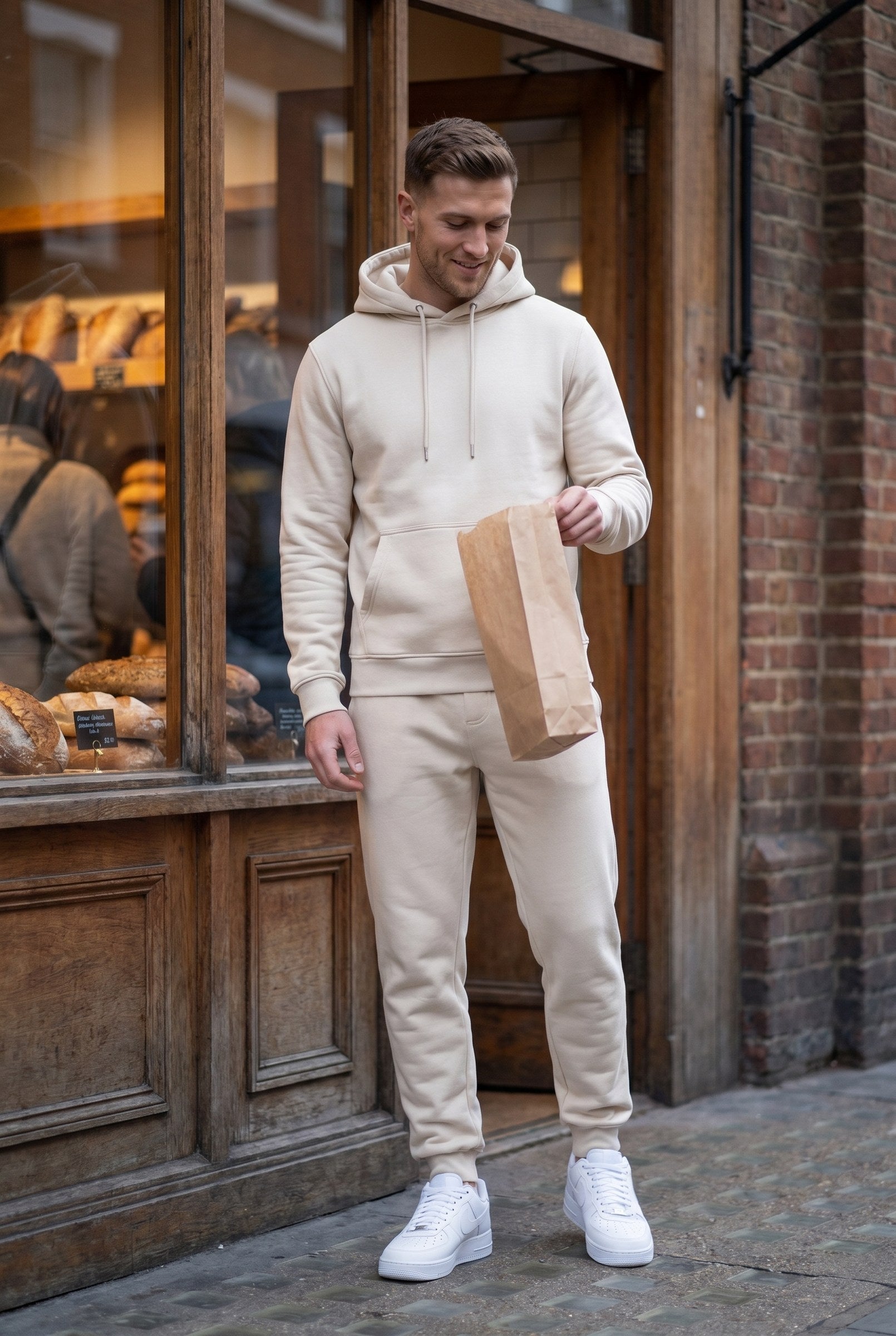 Men's Fundamental Fleece Pullover Hoodie | Blackstone London