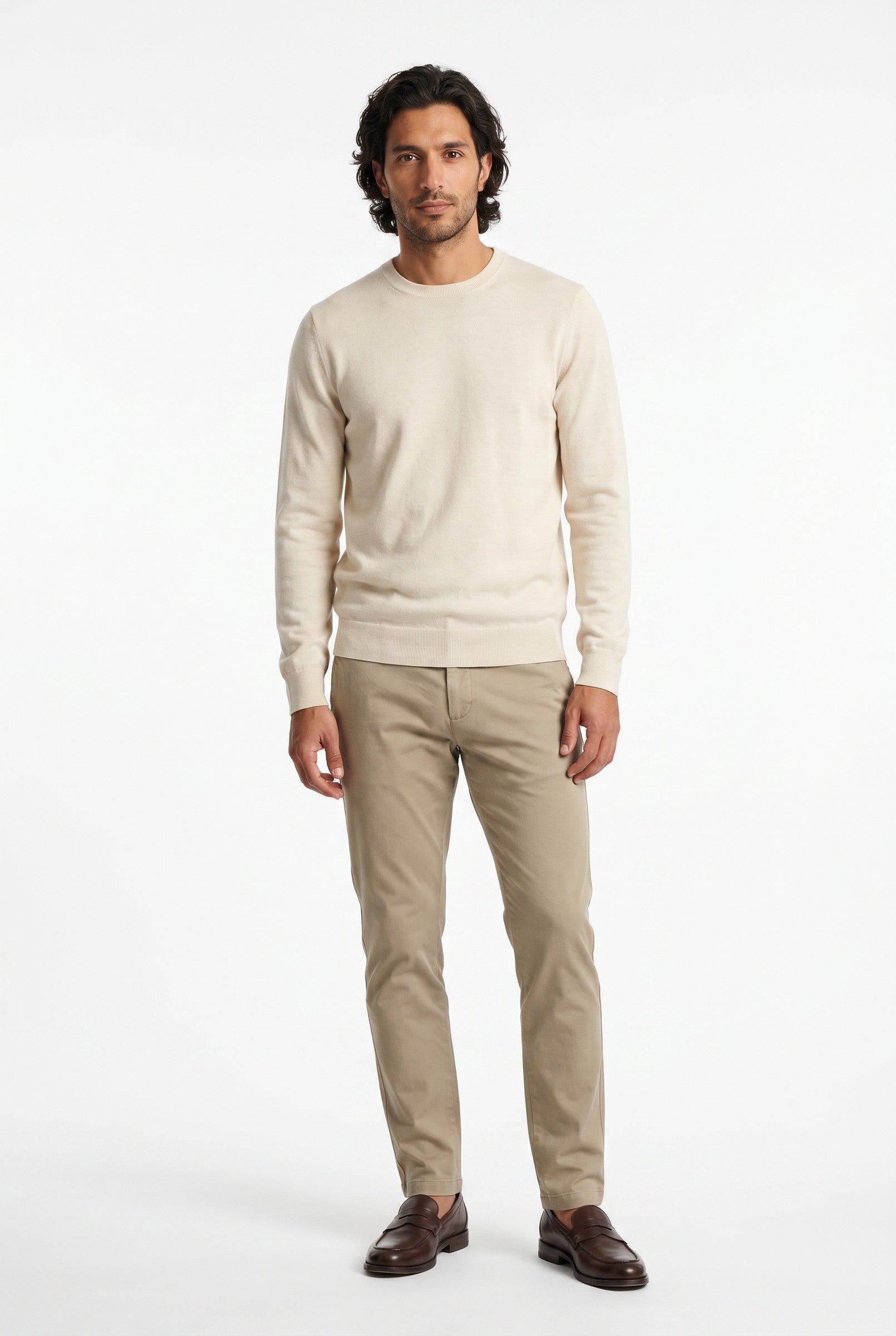 Men's Crew Neck Knit Sweater | Blackstone London