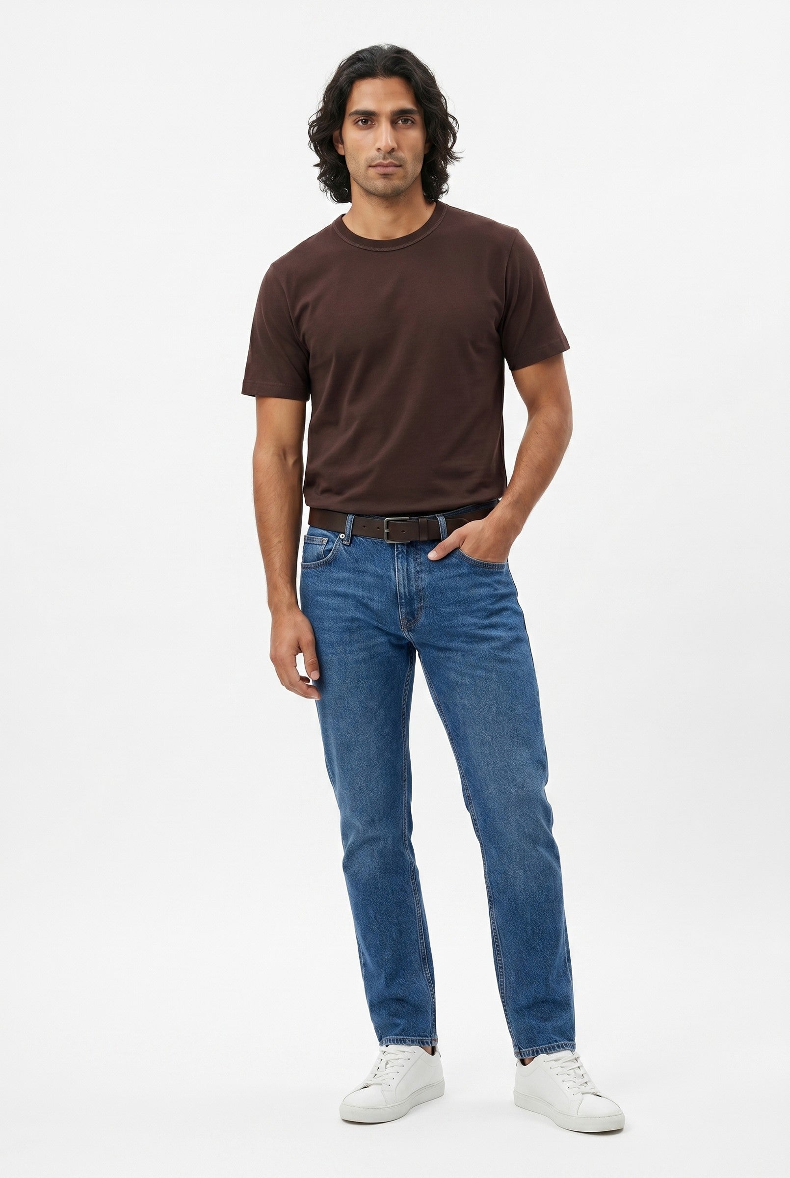 Men's Midweight Cotton Crew Neck T-Shirt | Blackstone London