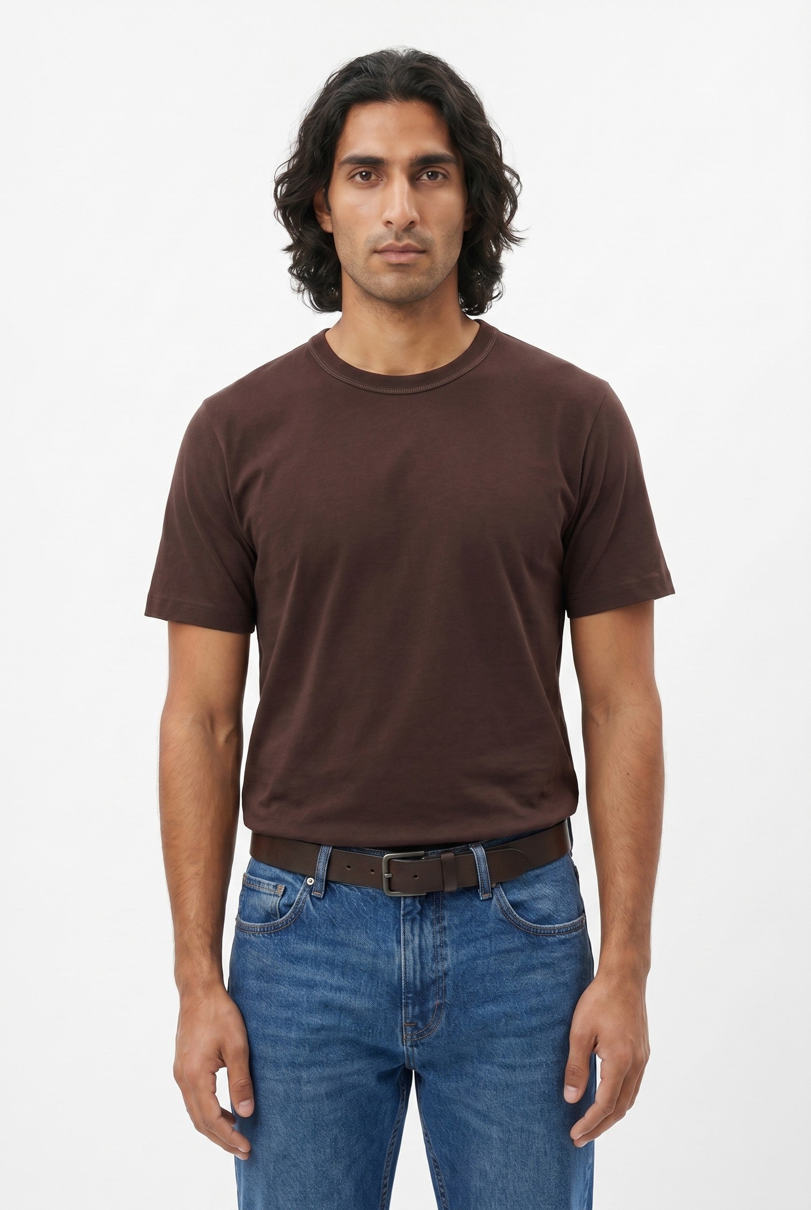 Men's Midweight Cotton Crew Neck T-Shirt | Blackstone London