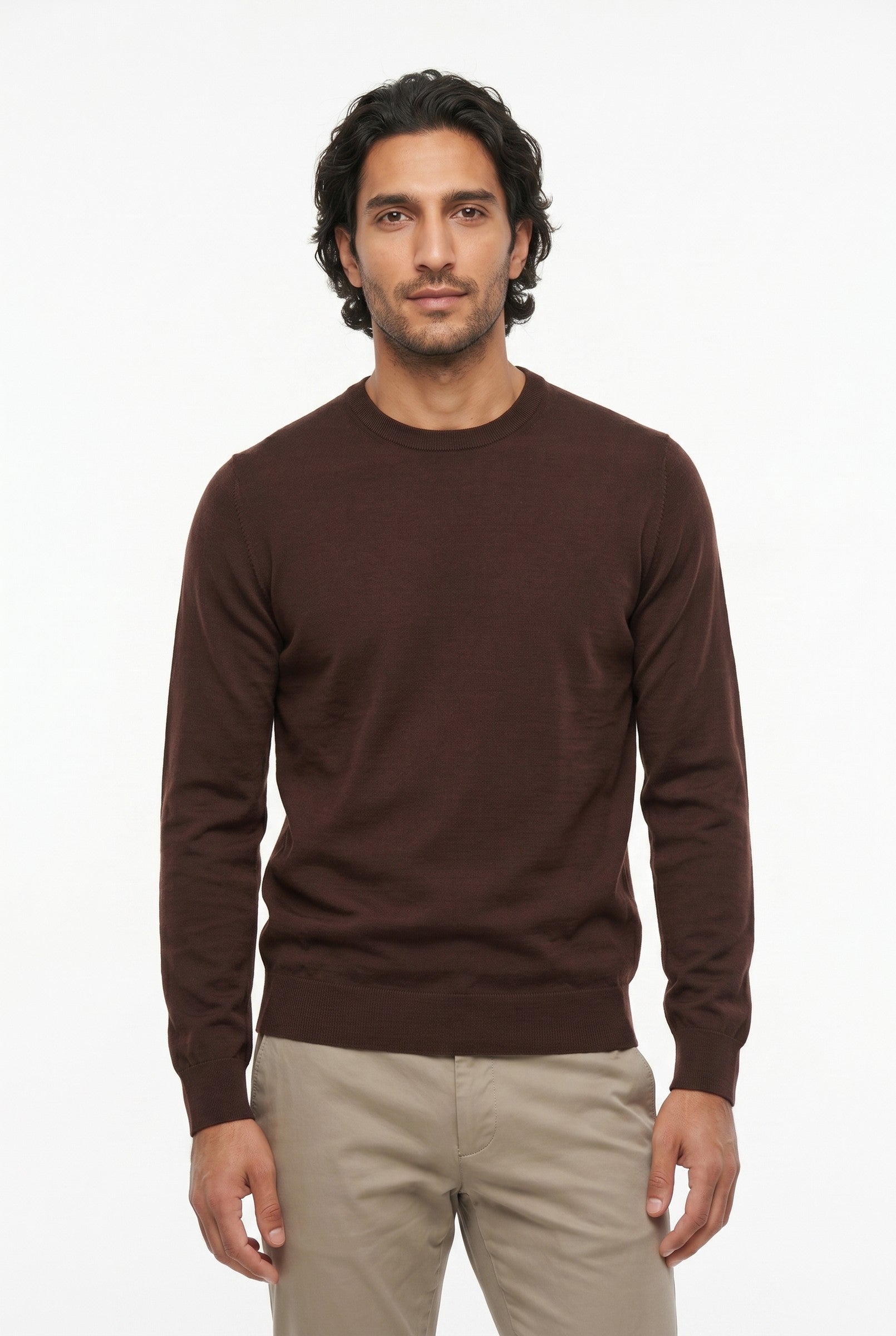 Men's Crew Neck Knit Sweater | Blackstone London