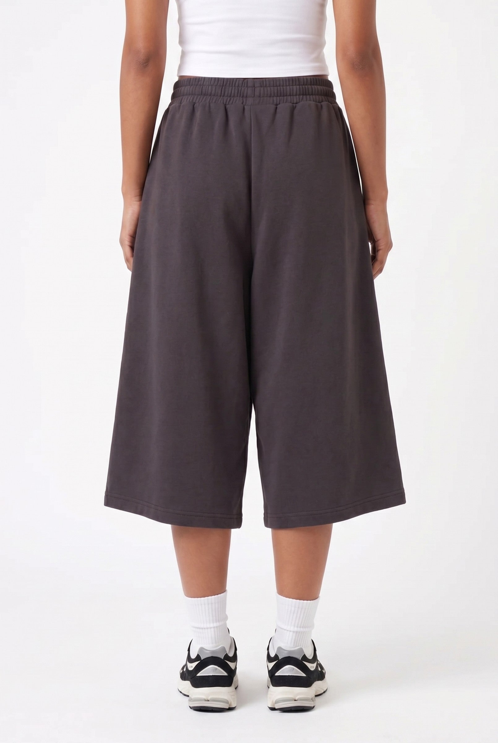 Women's Pleated Baggy Sweat Shorts | Blackstone London