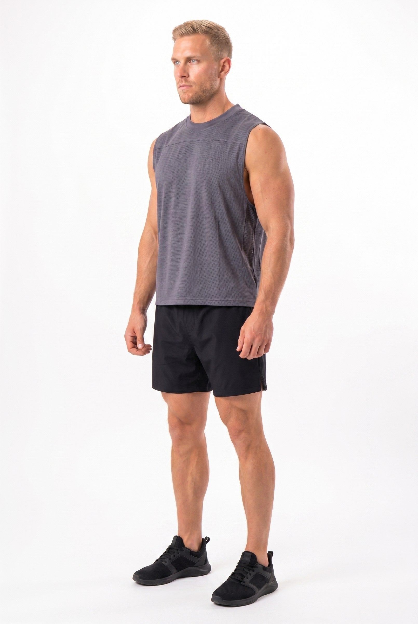 Men's Mesh Flex Muscle Tank Top | Blackstone London