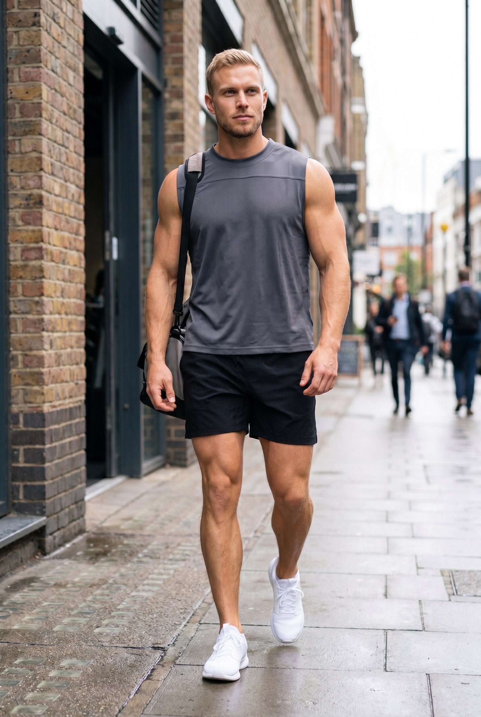 Men's Mesh Flex Muscle Tank Top | Blackstone London