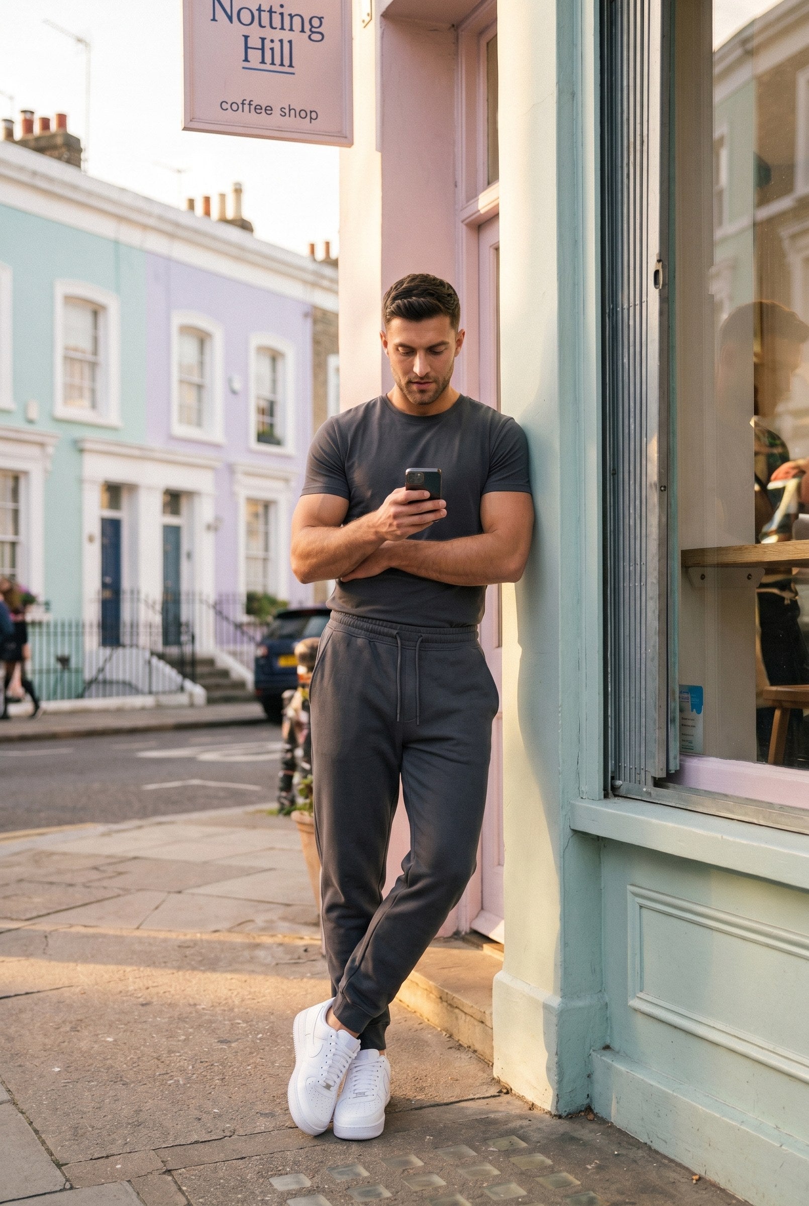 Men's Aventus Fleece Tapered Joggers | Blackstone London