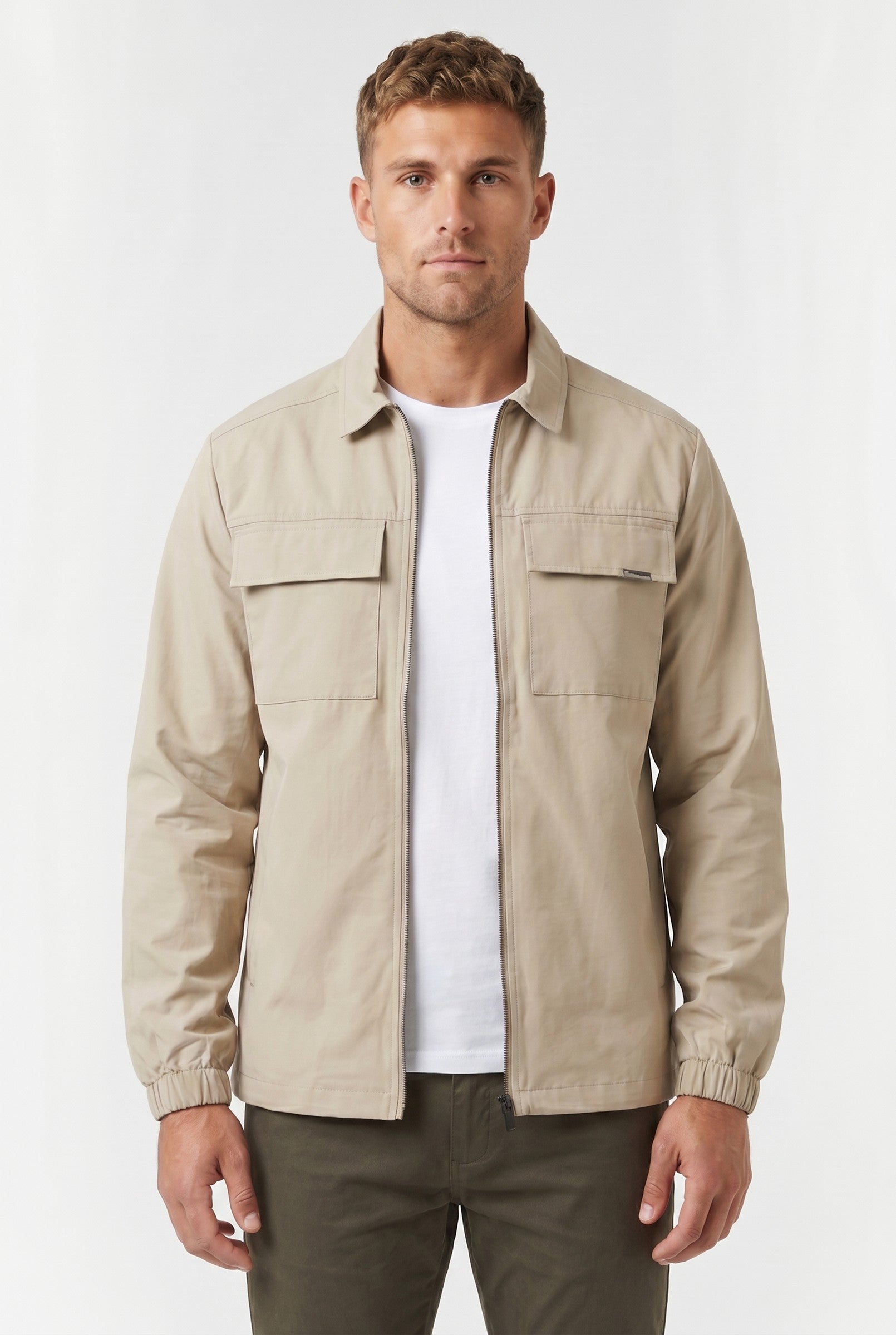 Men's Smart Utility Overshirt | Blackstone London