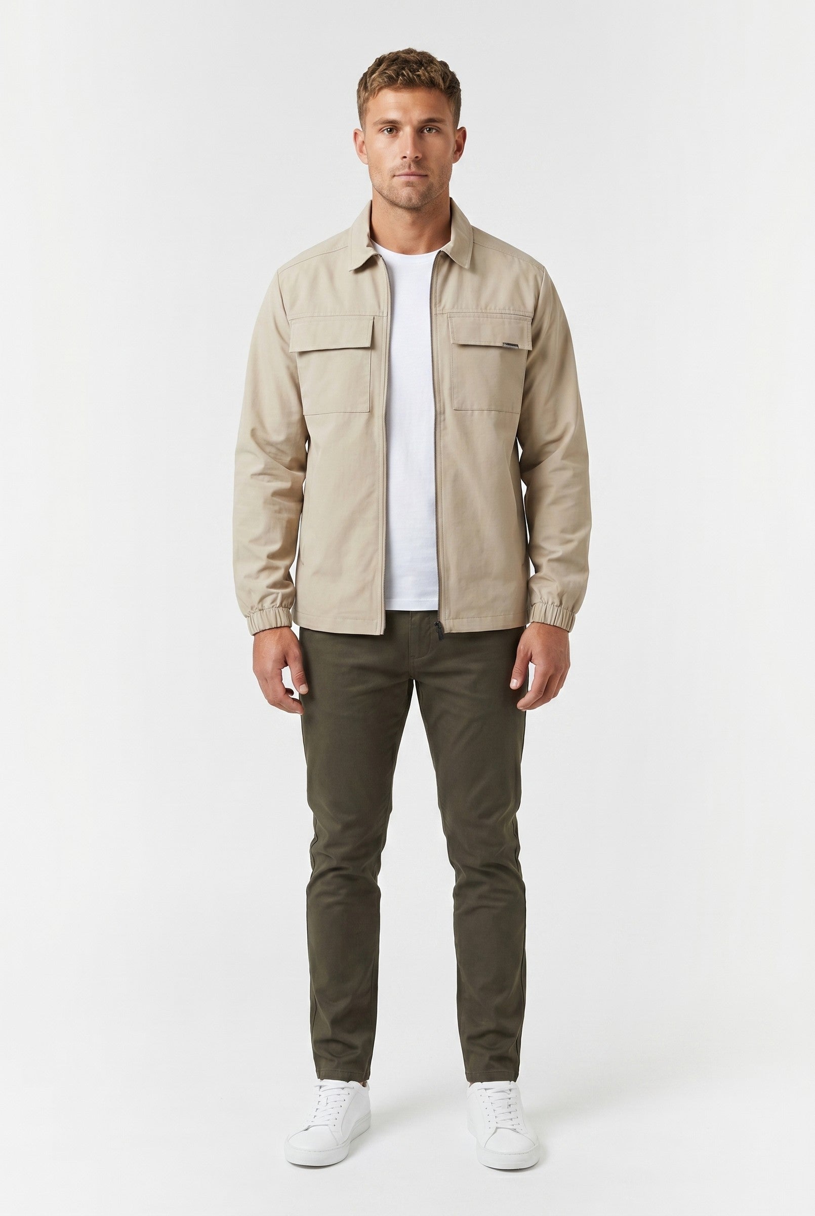 Men's Smart Utility Overshirt | Blackstone London