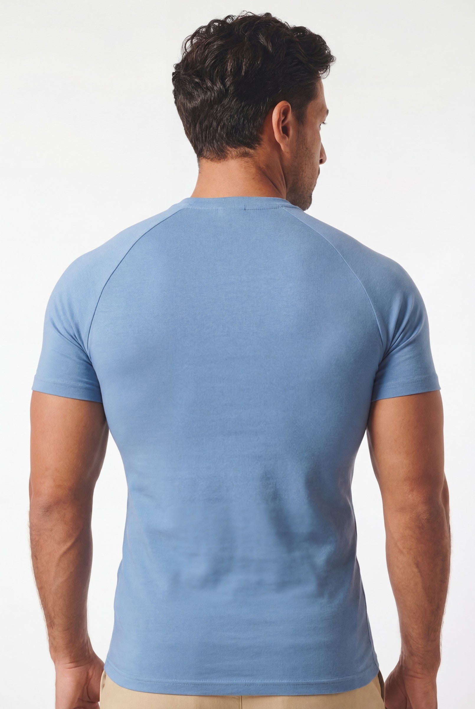 Men's Mercerised Cotton Crewneck T-Shirt | Blackstone London