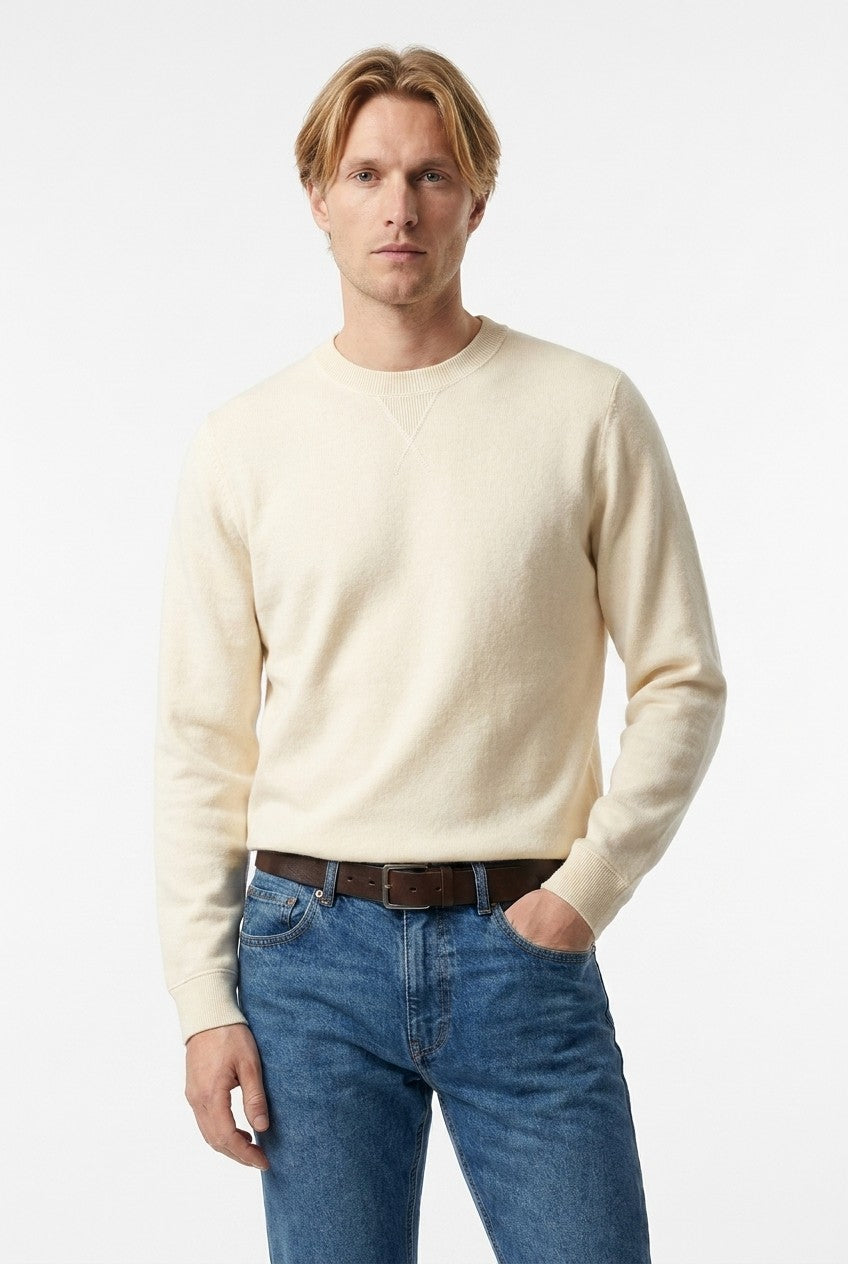 Men's Loopback Crewneck Sweatshirt | Blackstone London