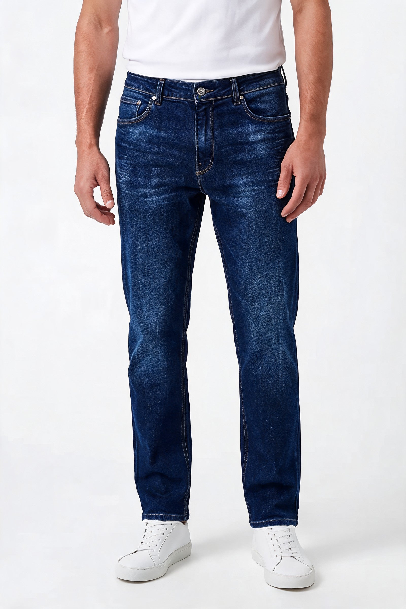 Men's Straight Leg Denim Jeans | Blackstone London