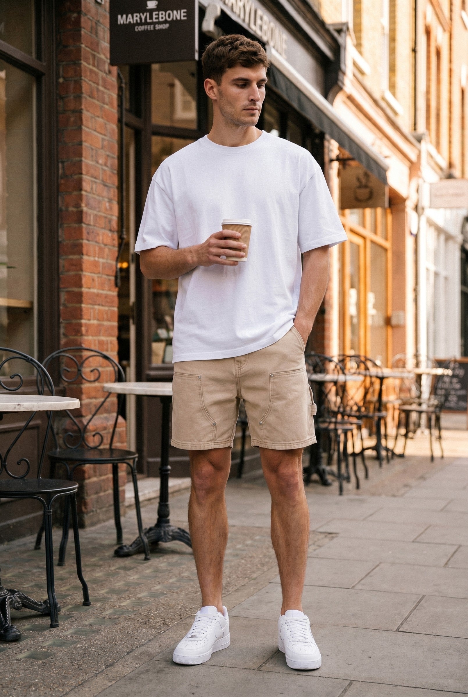 Men's Carpenter Denim Shorts | Blackstone London