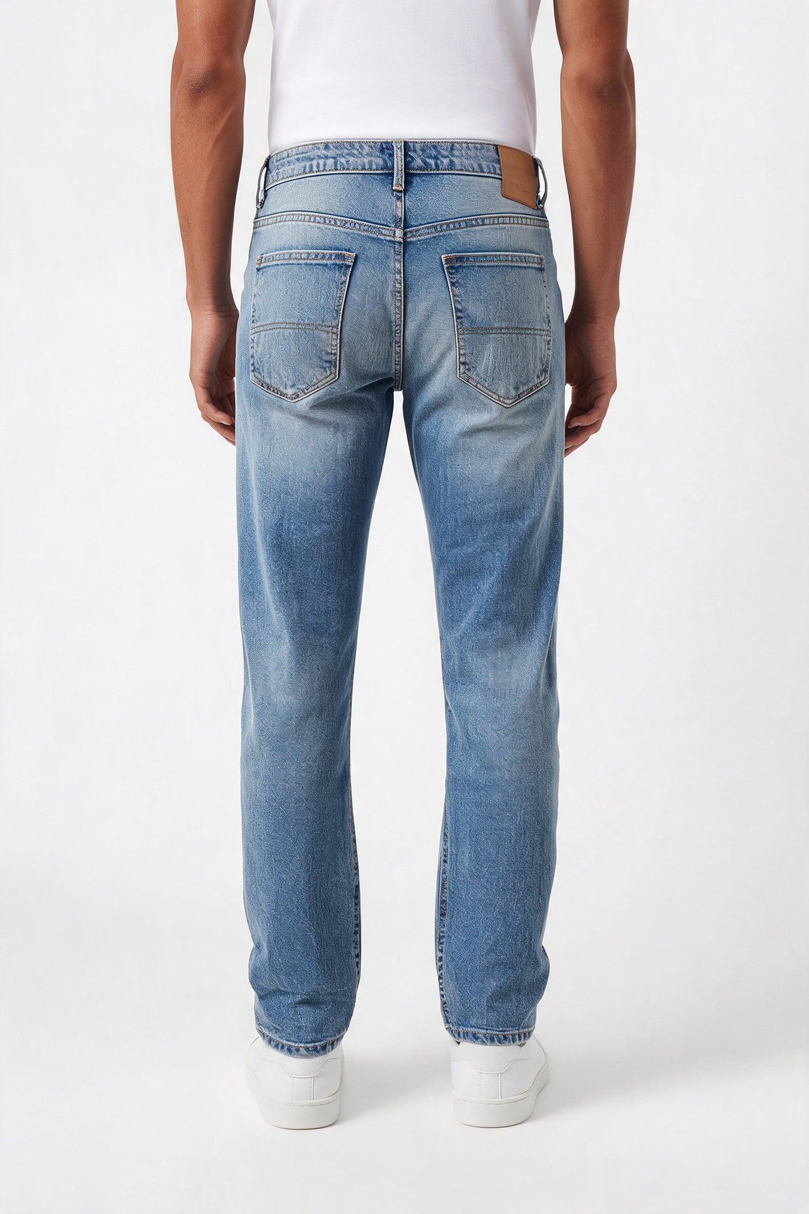 Men's Straight Leg Denim Jeans | Blackstone London