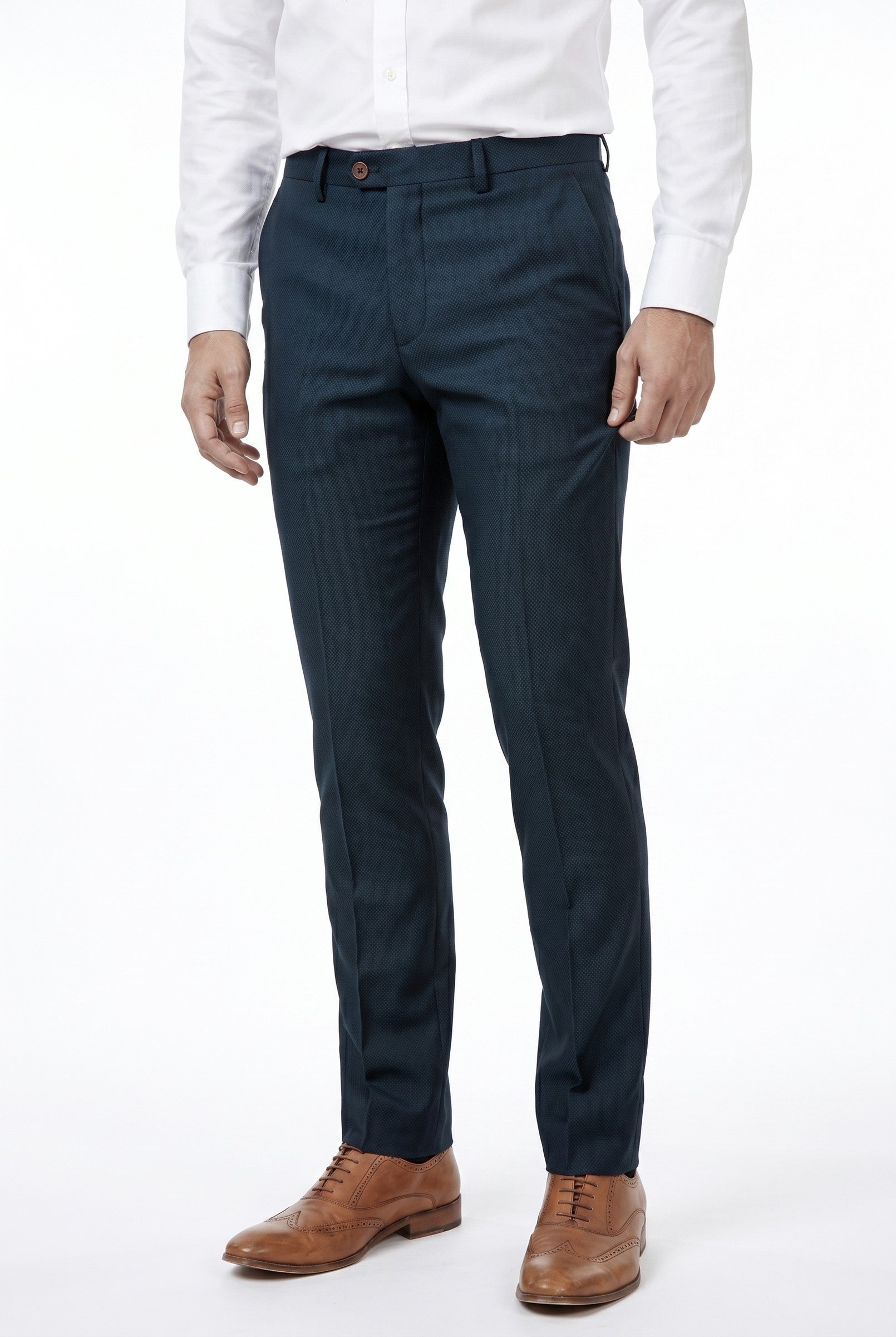 Men's Slim Fit Tailored Trousers | Blackstone London