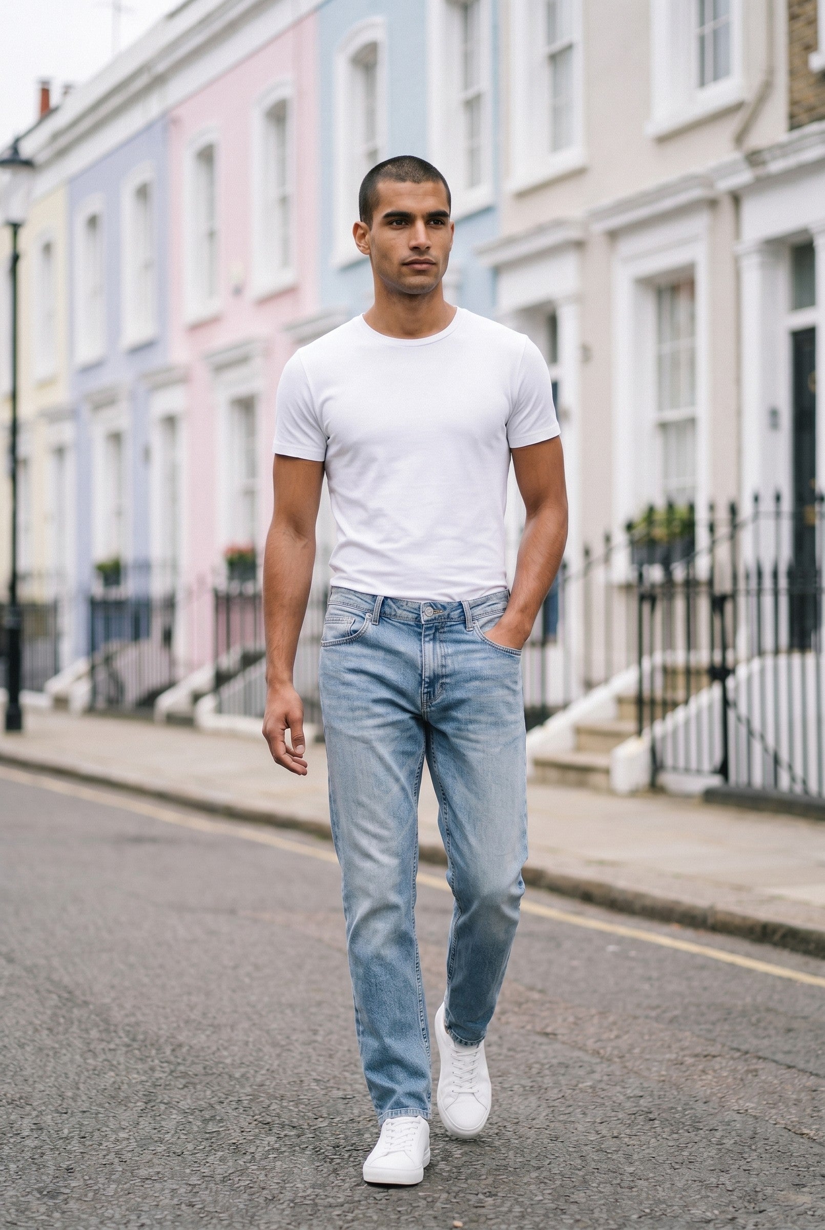 Men's Straight Leg Denim Jeans | Blackstone London