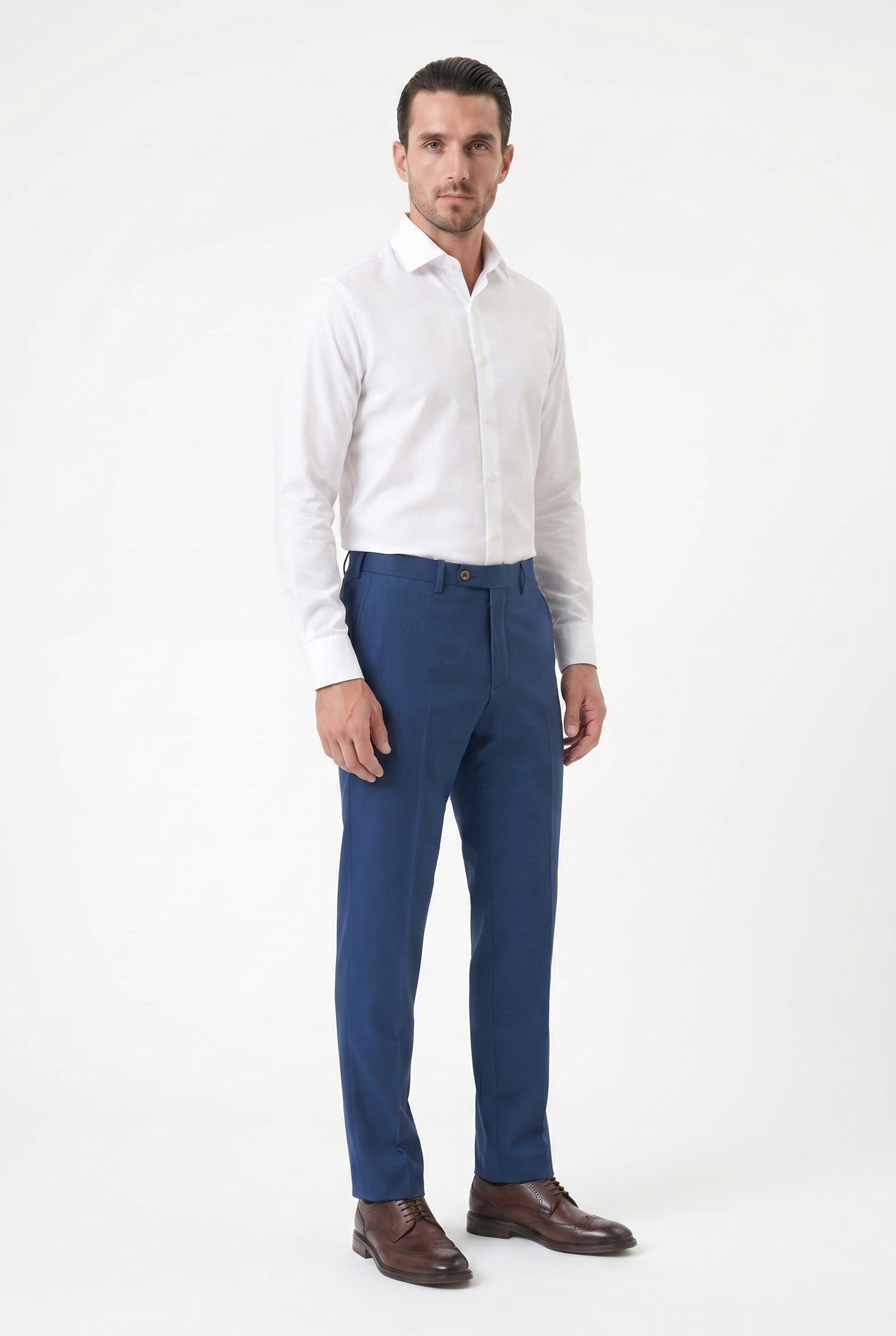 Men's Slim Fit Tailored Trousers | Blackstone London