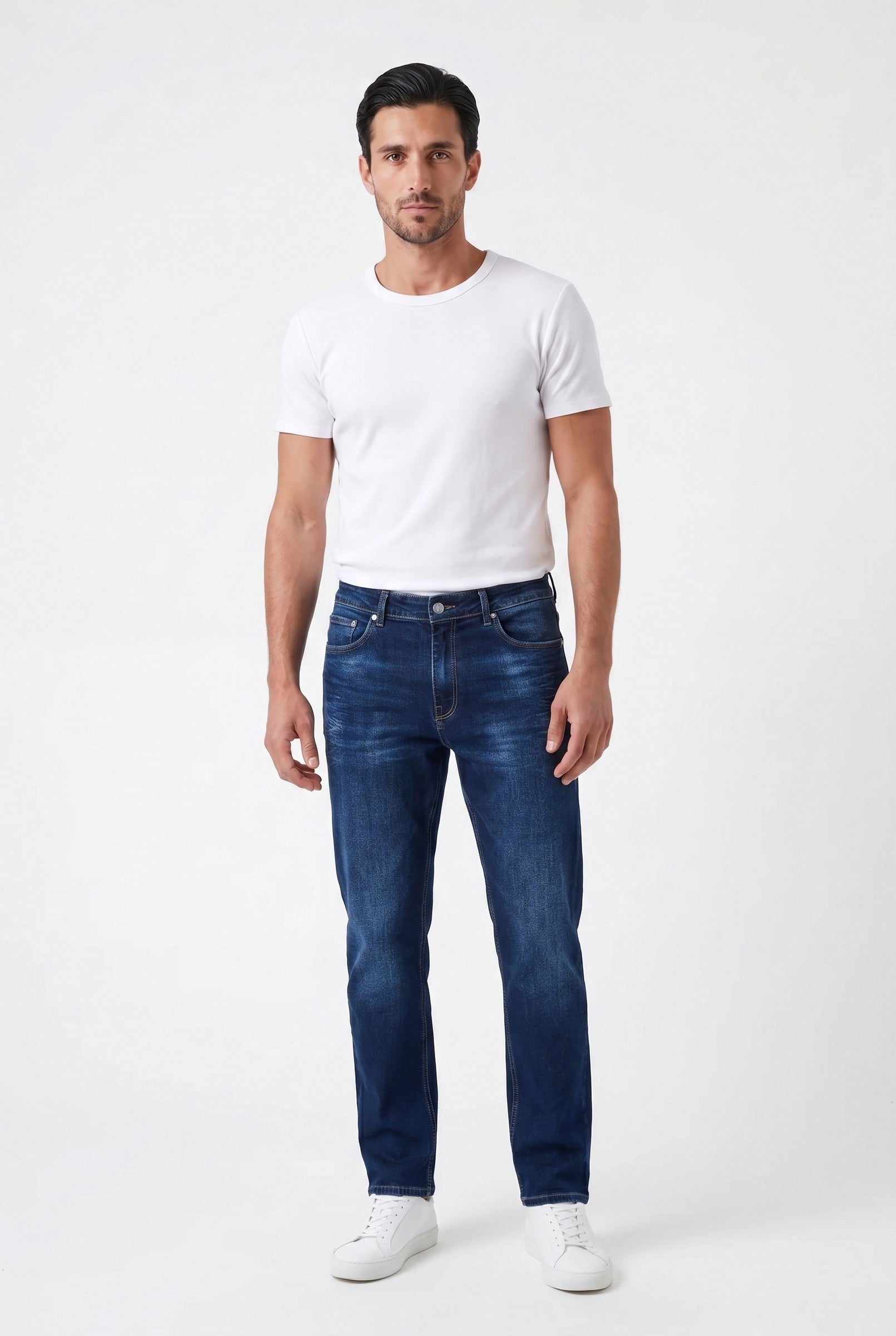 Men's Straight Leg Denim Jeans | Blackstone London