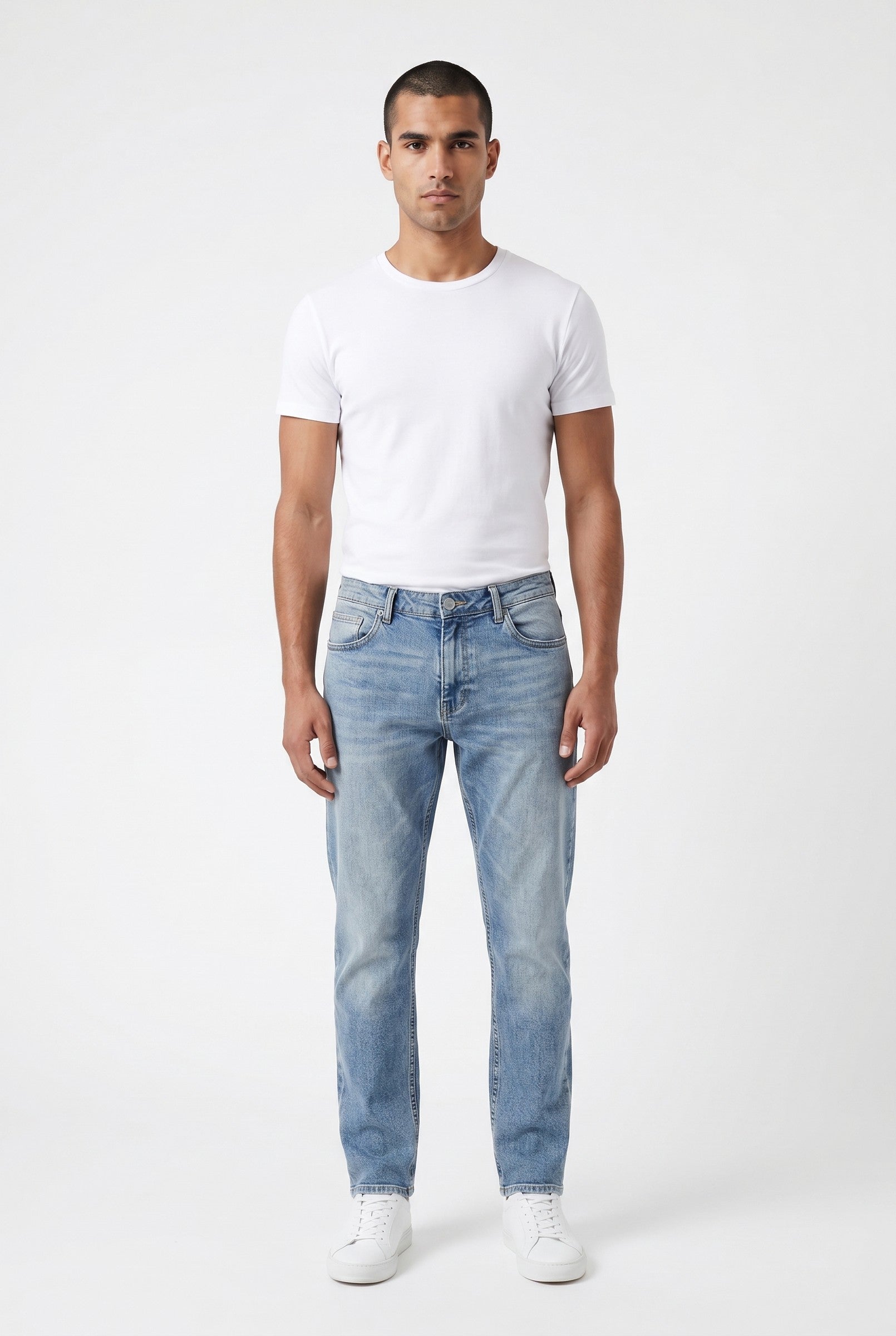 Men's Straight Leg Denim Jeans | Blackstone London