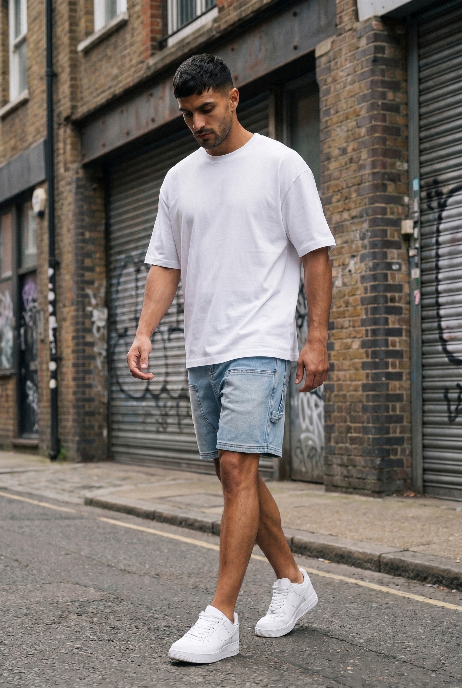 Men's Carpenter Denim Shorts | Blackstone London