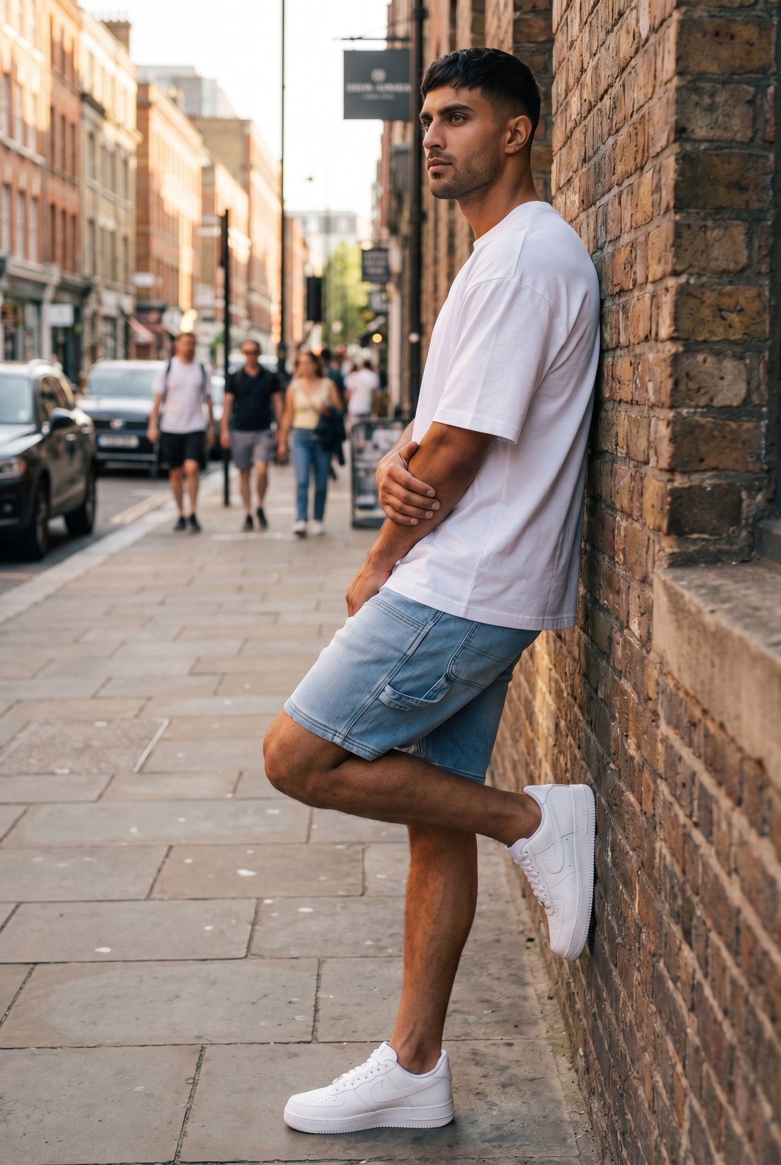 Men's Carpenter Denim Shorts | Blackstone London