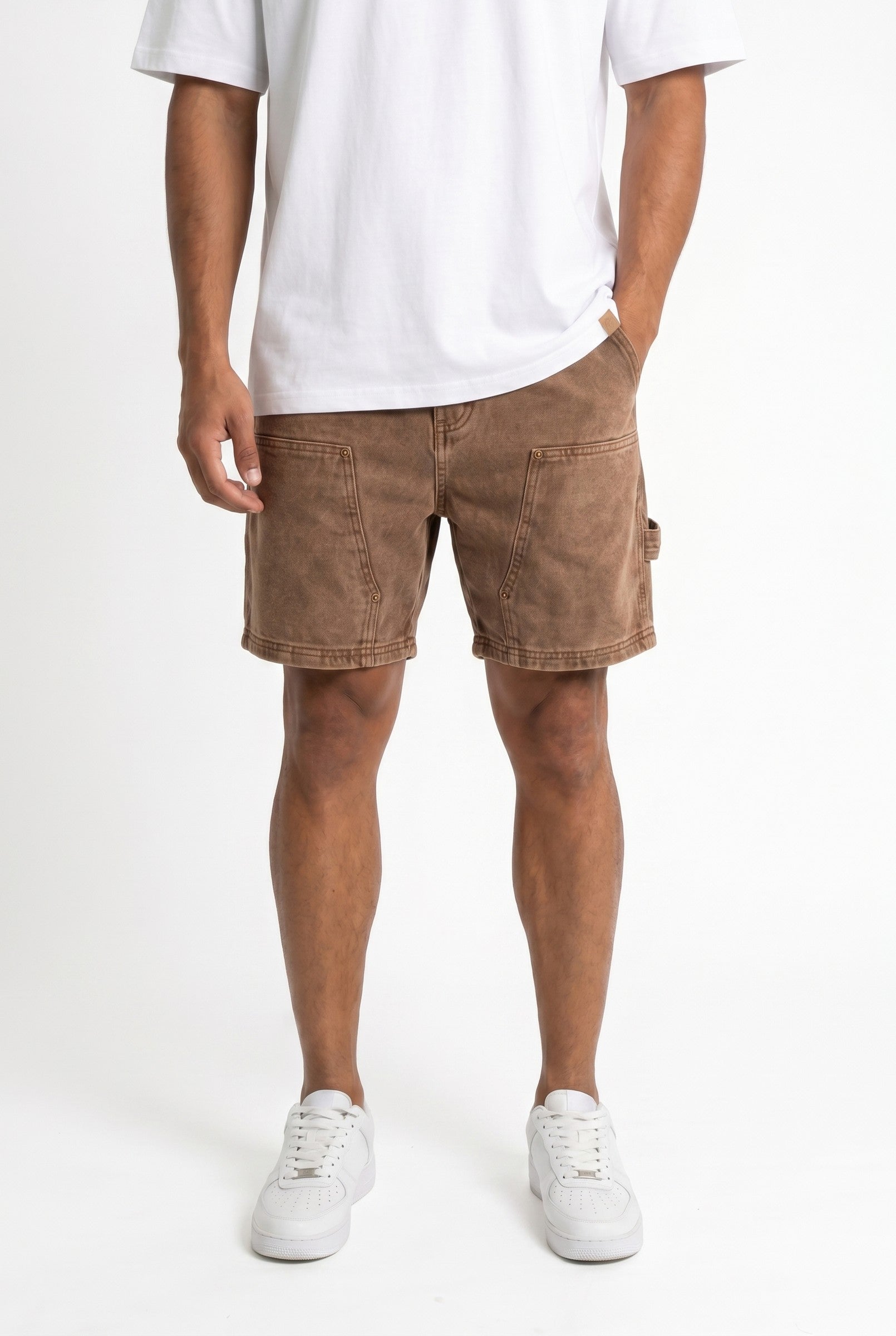 Men's Carpenter Denim Shorts | Blackstone London