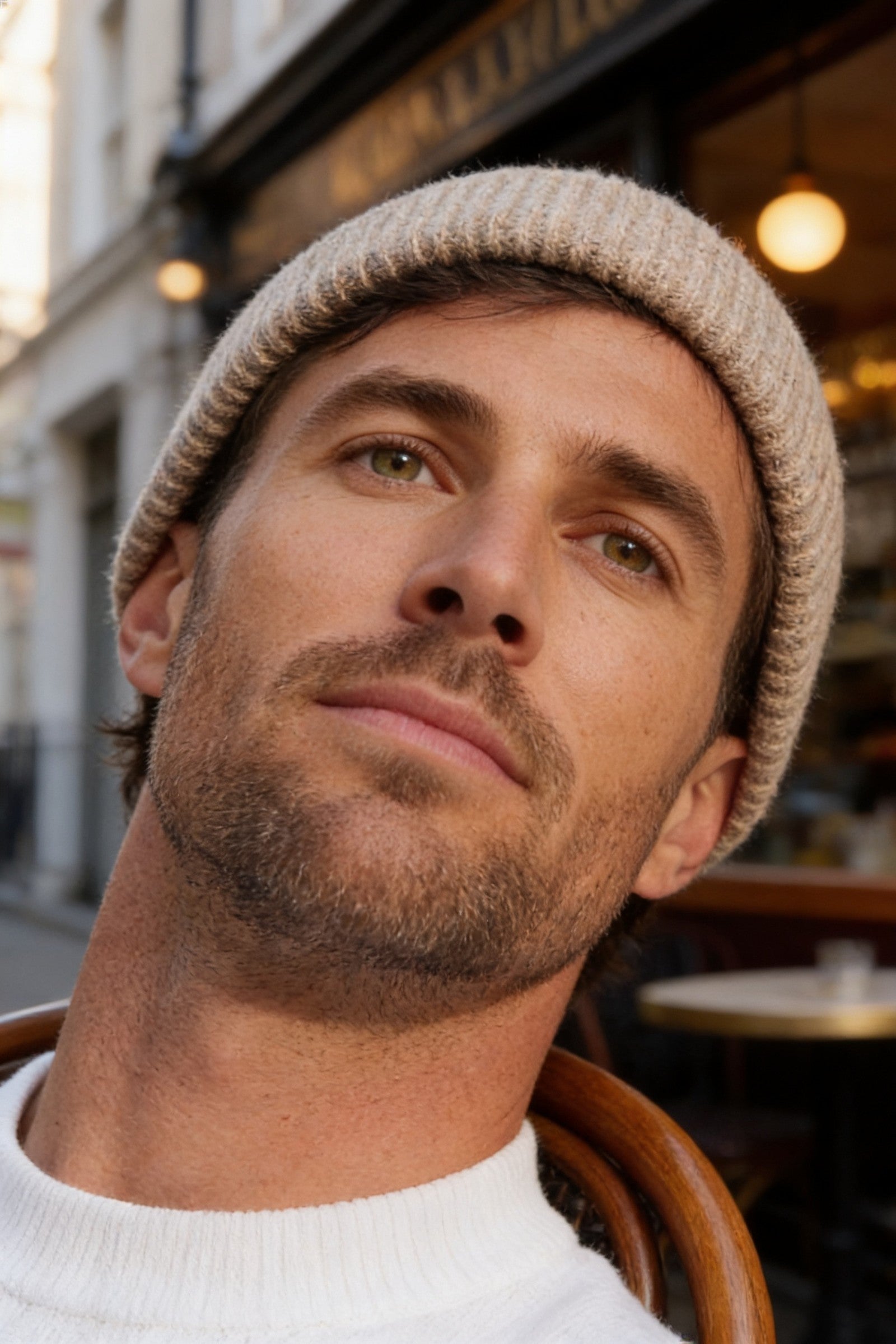 Men's Ribbed Knit Beanie Hat | Blackstone London