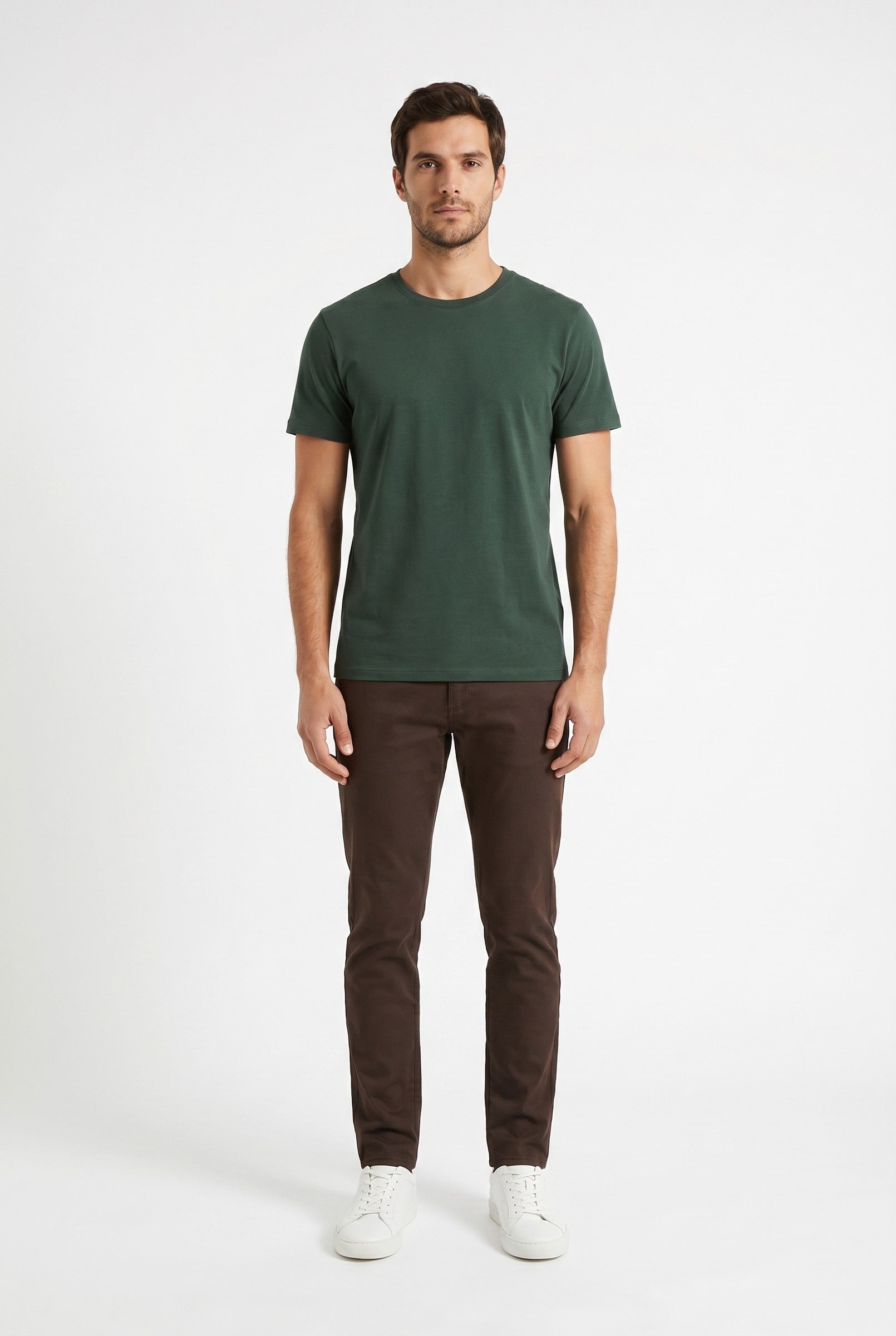 Men's Eyelet Crew Neck T-Shirt | Blackstone London