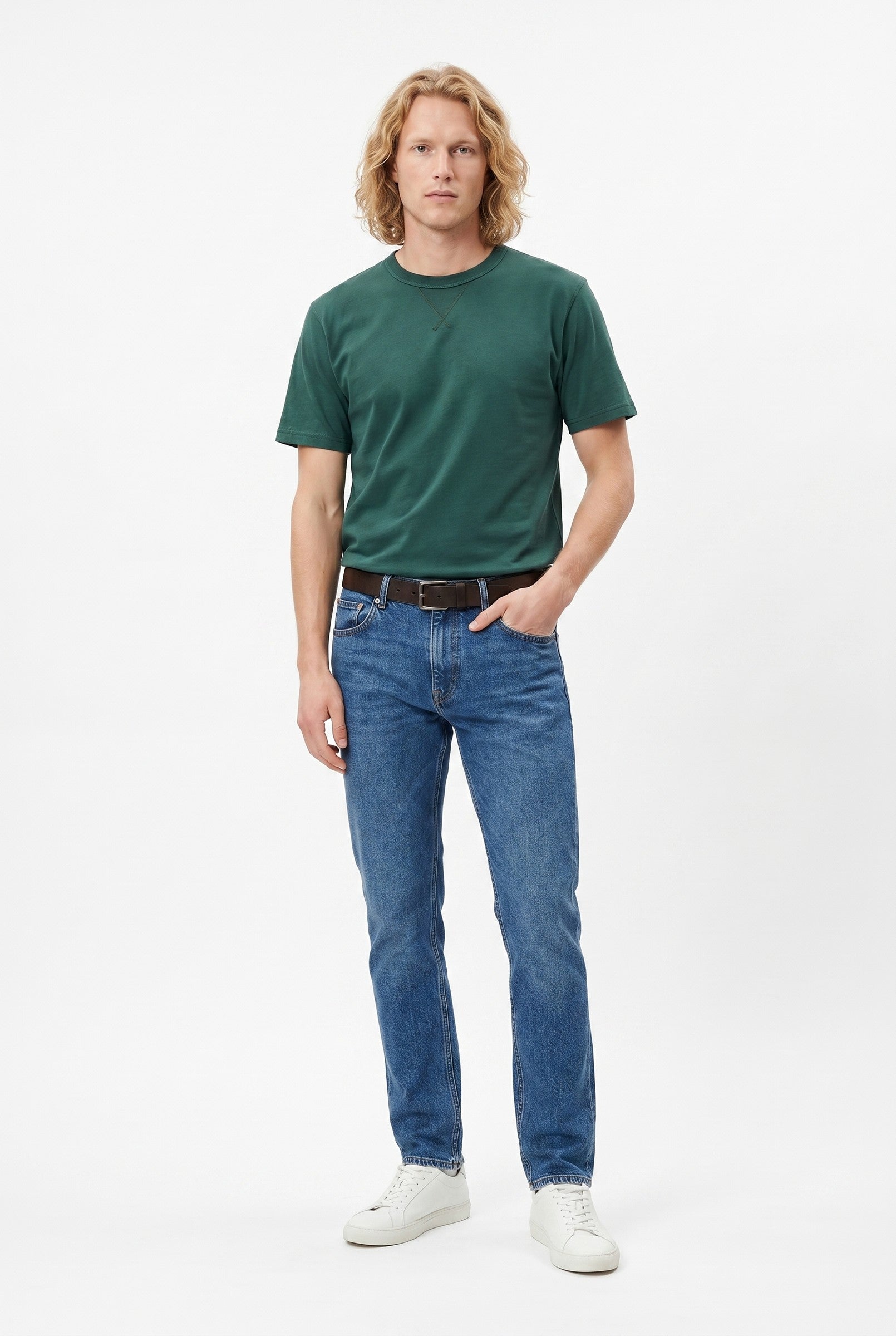 Men's Midweight Cotton Crew Neck T-Shirt | Blackstone London