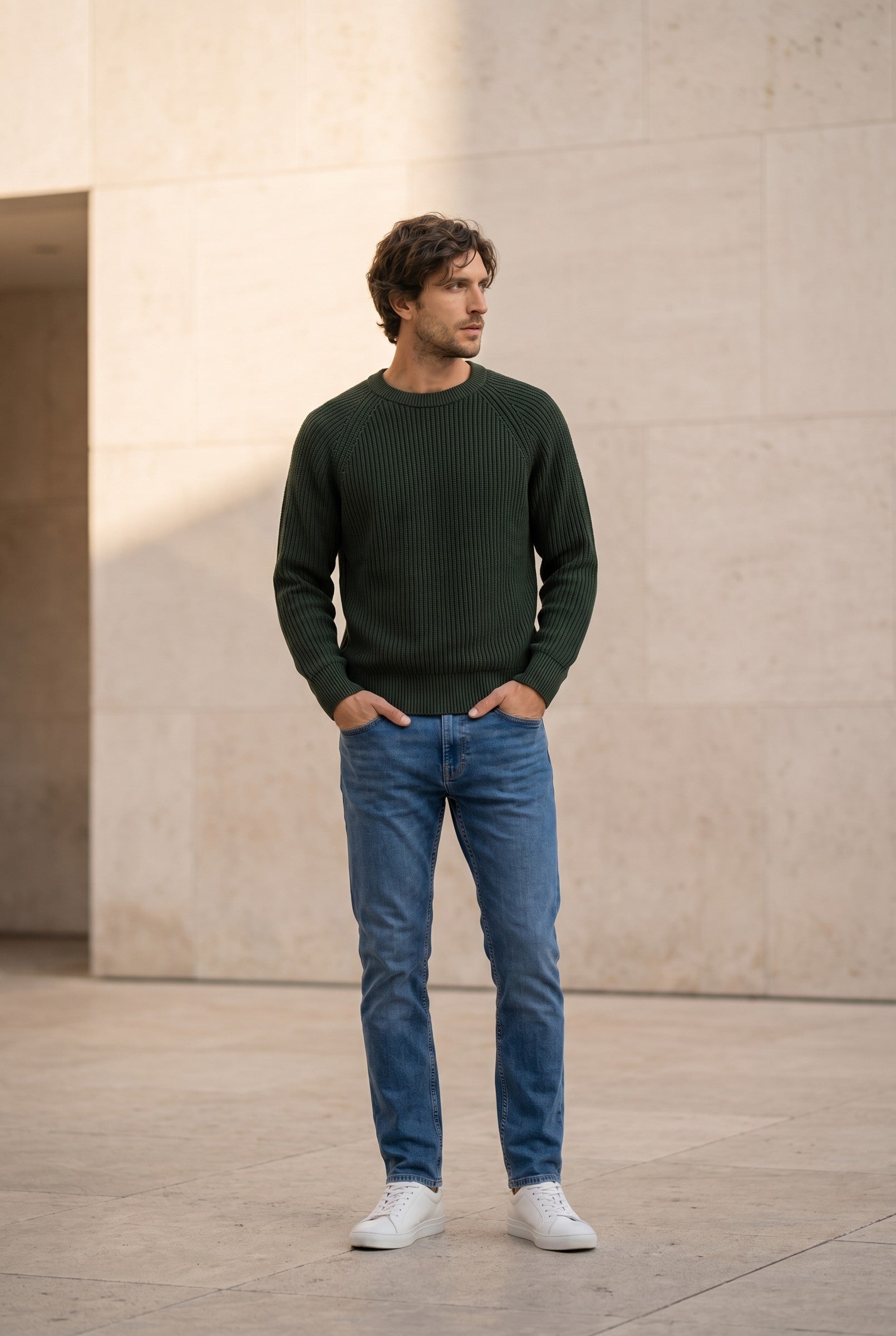 Men's Cotton Sweater | Blackstone London