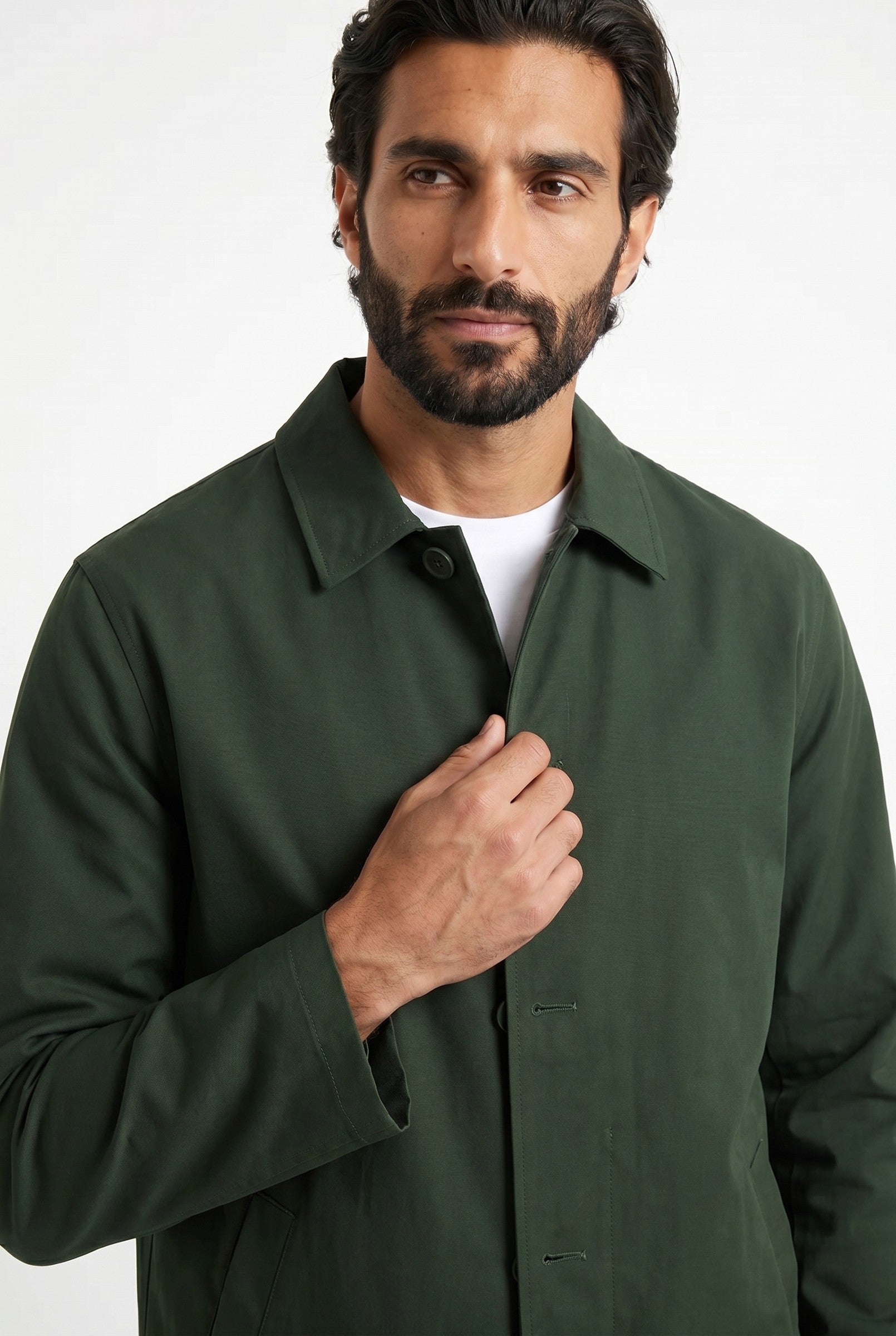 Men's Sherlock Short Trench Coat | Blackstone London