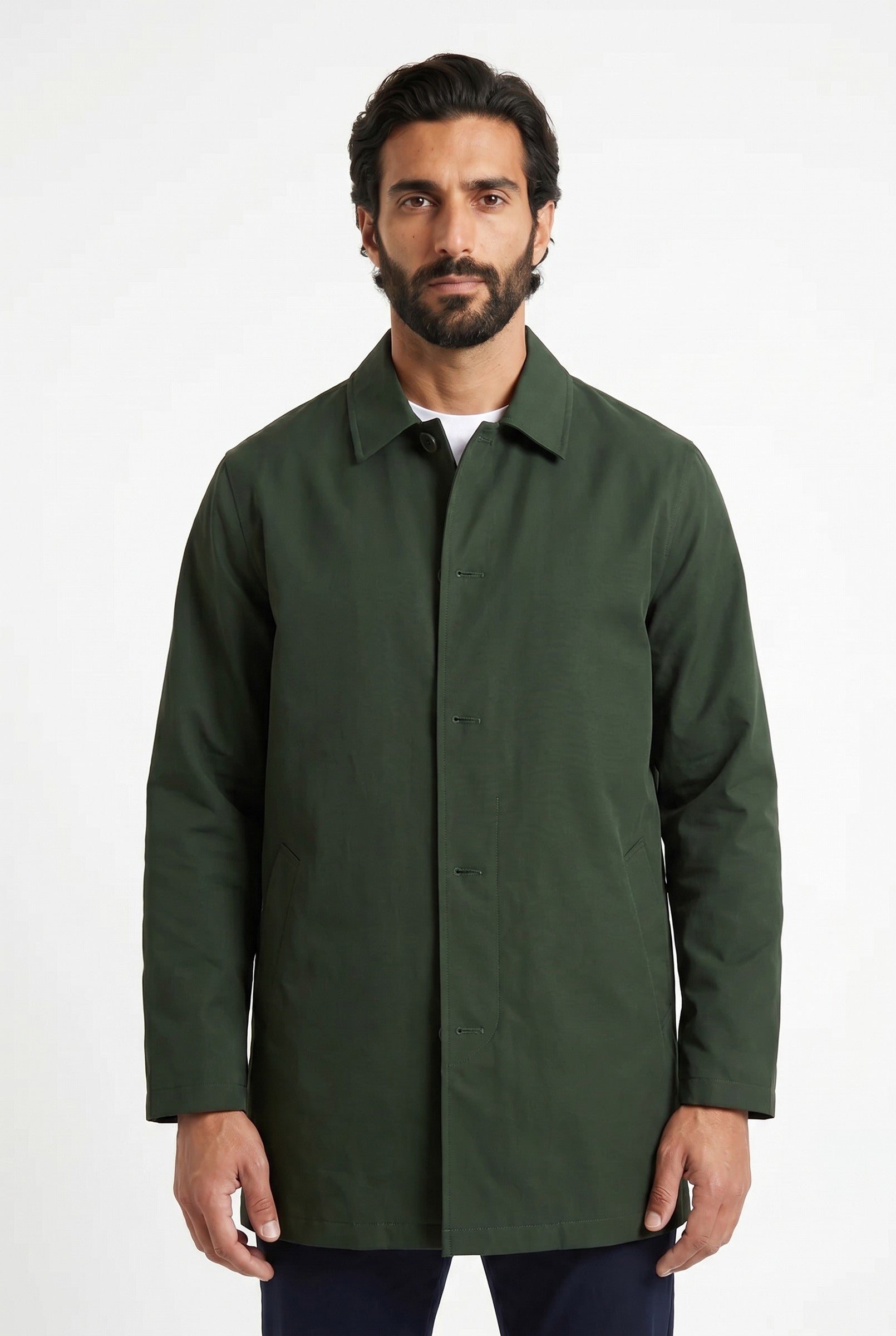 Men's Sherlock Short Trench Coat | Blackstone London