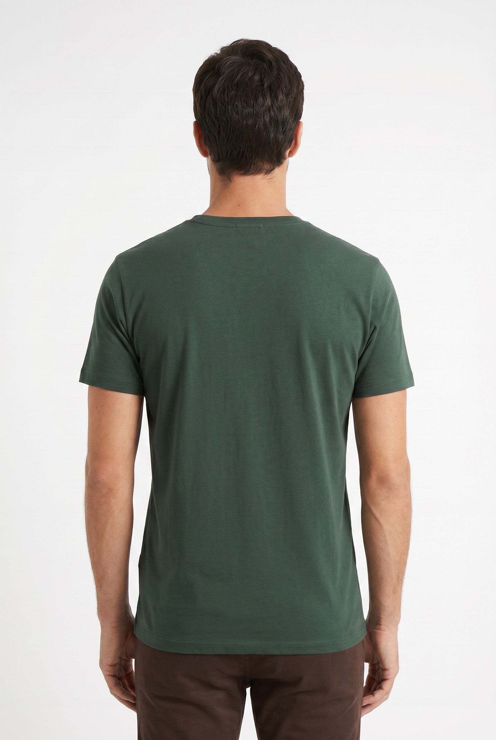 Men's Eyelet Crew Neck T-Shirt | Blackstone London