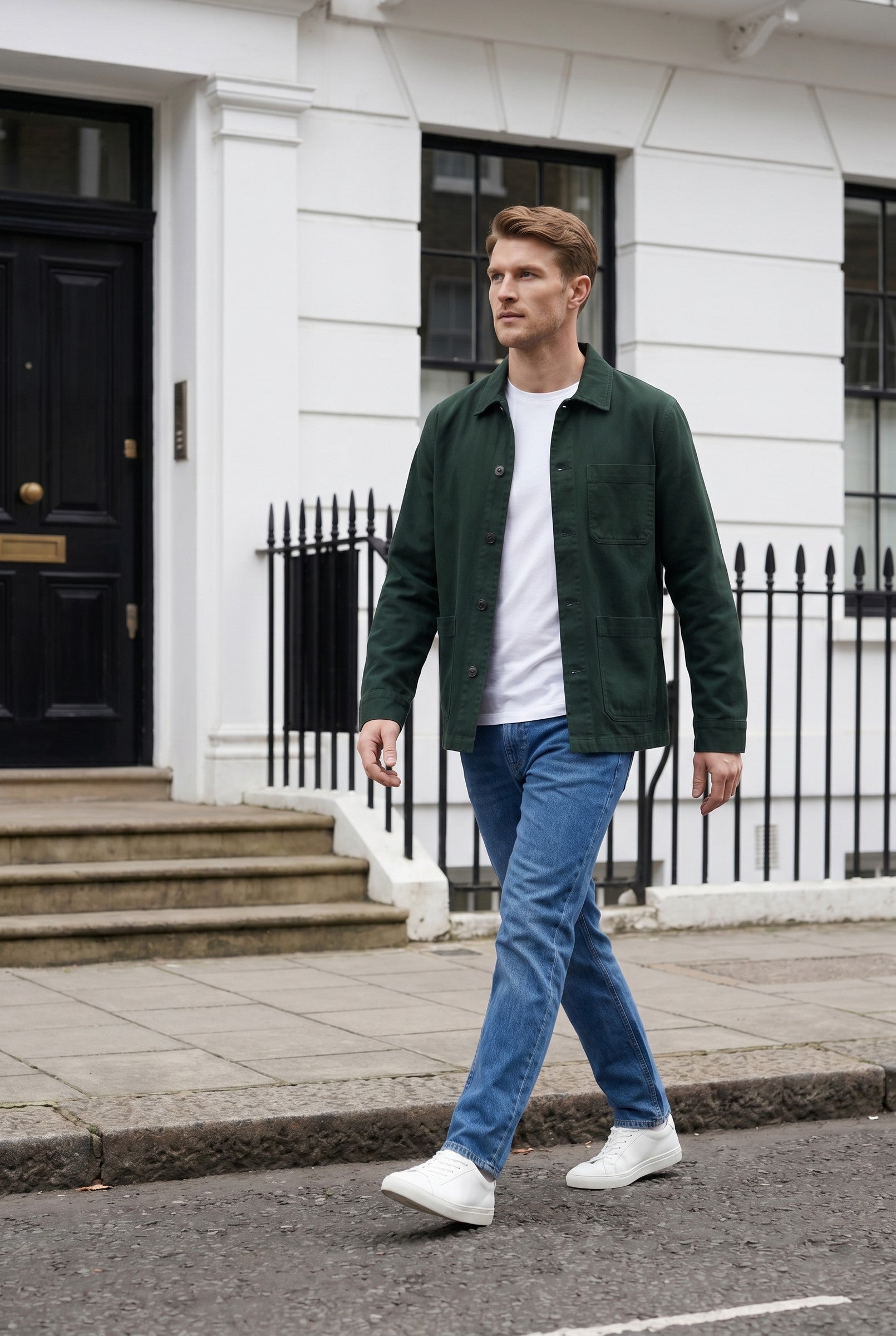 Men's Cotton Work Jacket | Blackstone London