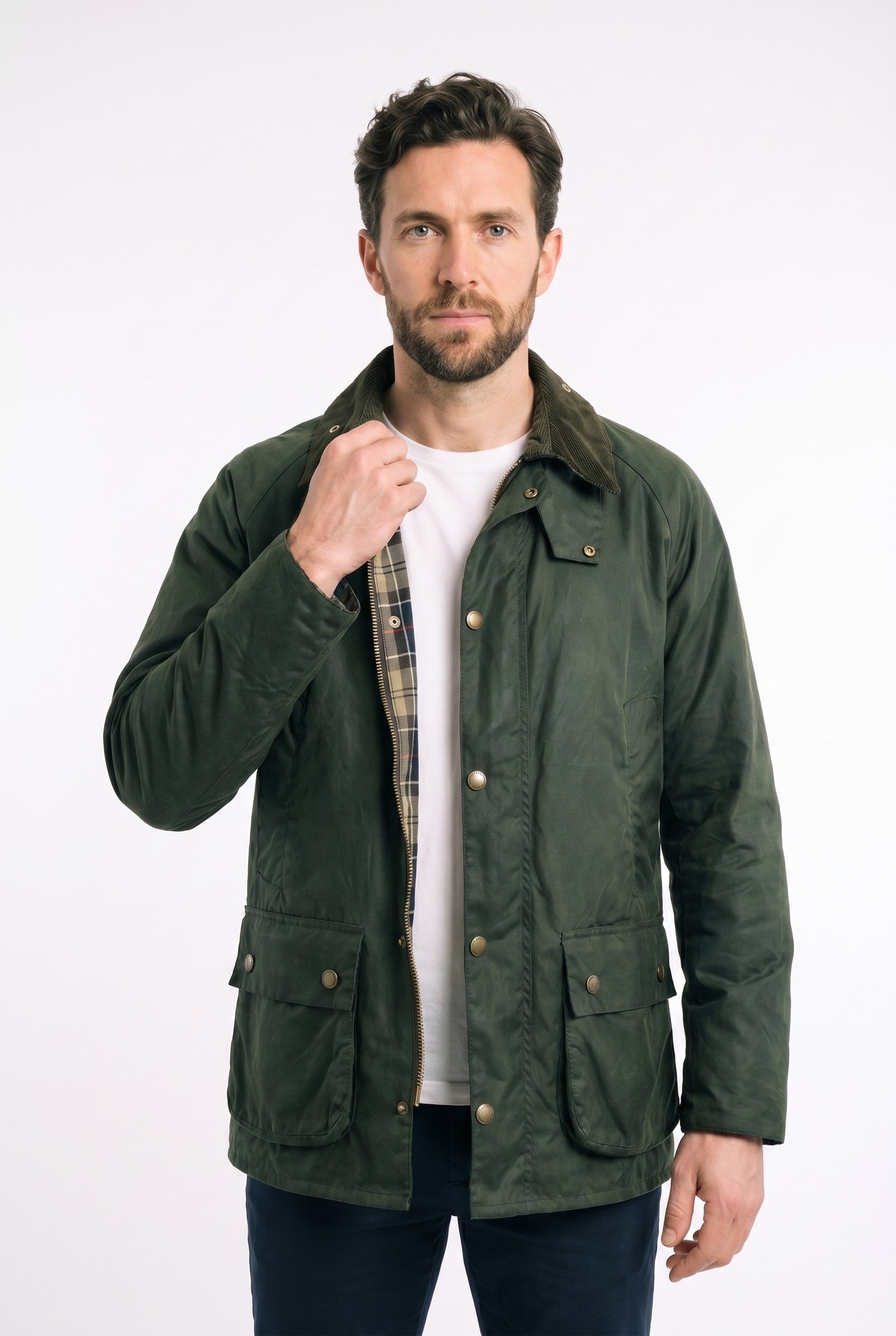 Men's Padded Wax Jacket | Blackstone London