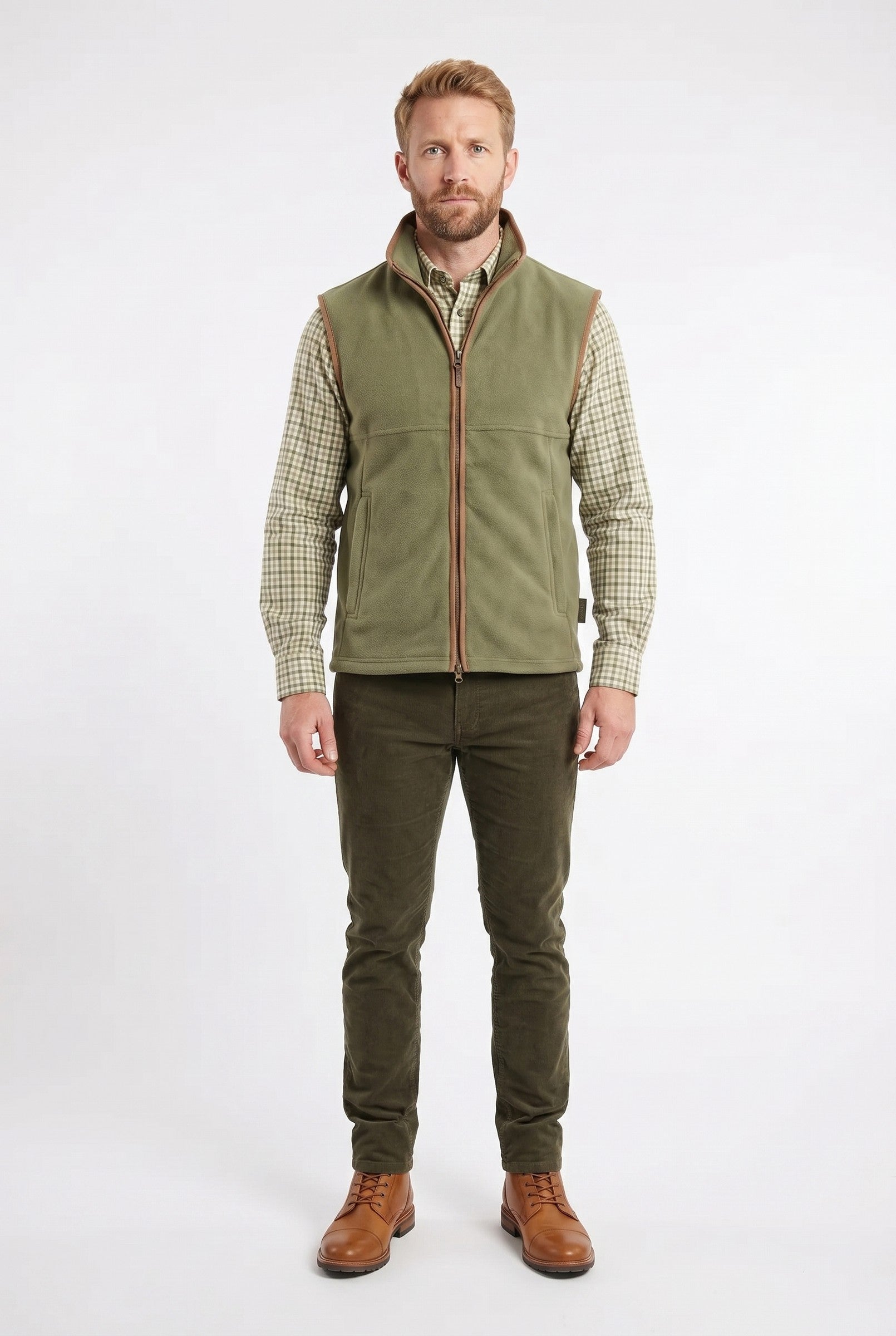 Men's Heritage Fleece Gilet | Blackstone London