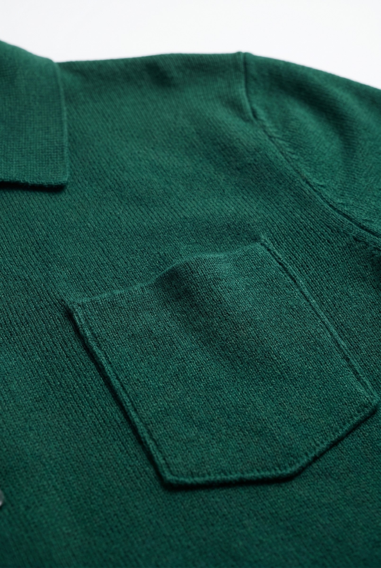 Men's Long Sleeve Knit Polo Shirt | Blackstone London