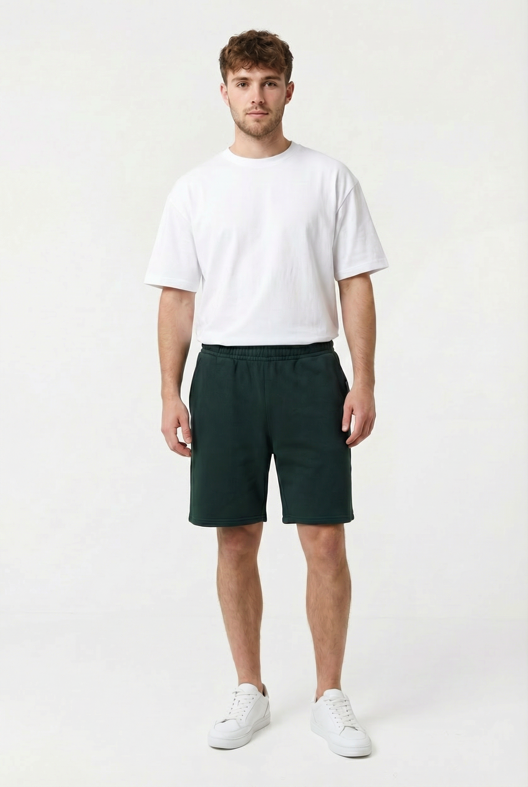 Men's Knit Hoodie & Shorts 2-Piece Set | Blackstone London