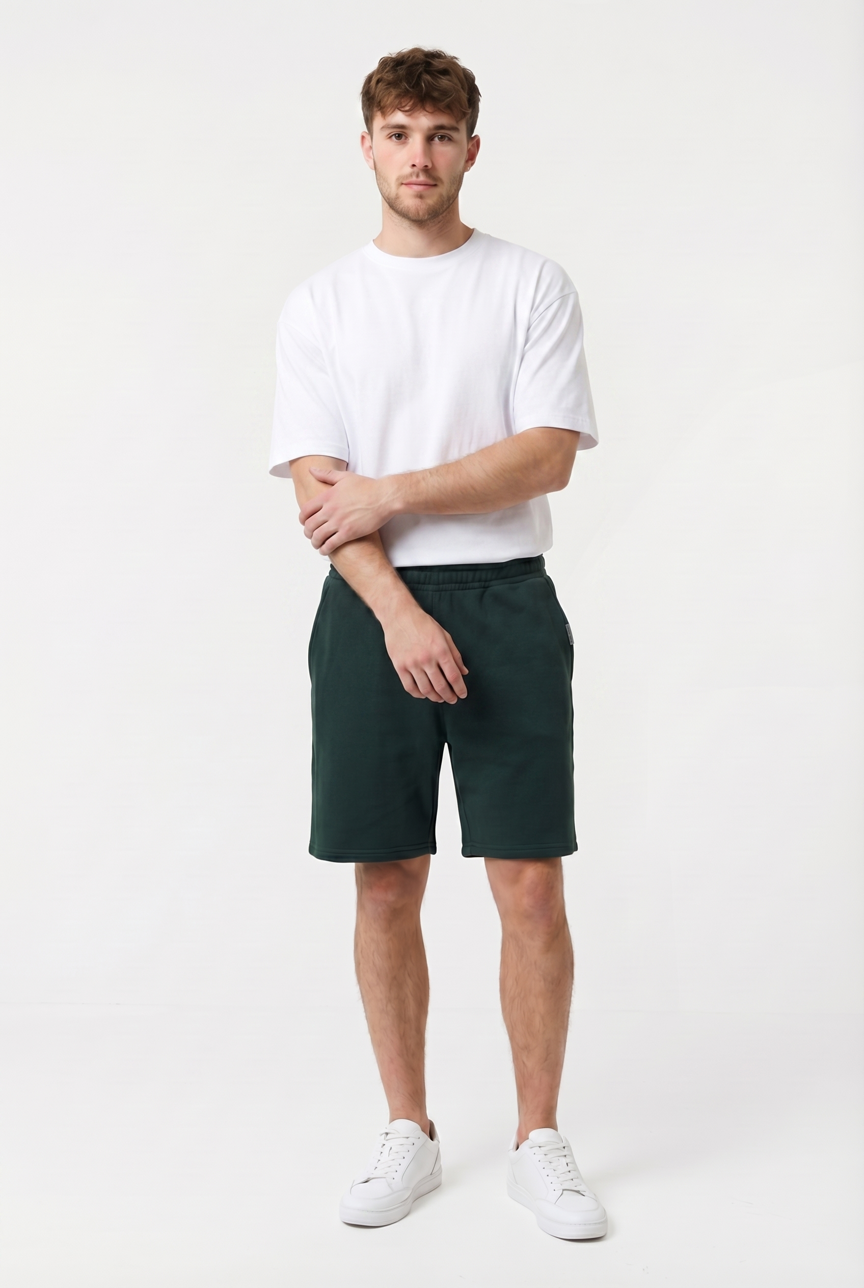 Men's Knit Hoodie & Shorts 2-Piece Set | Blackstone London