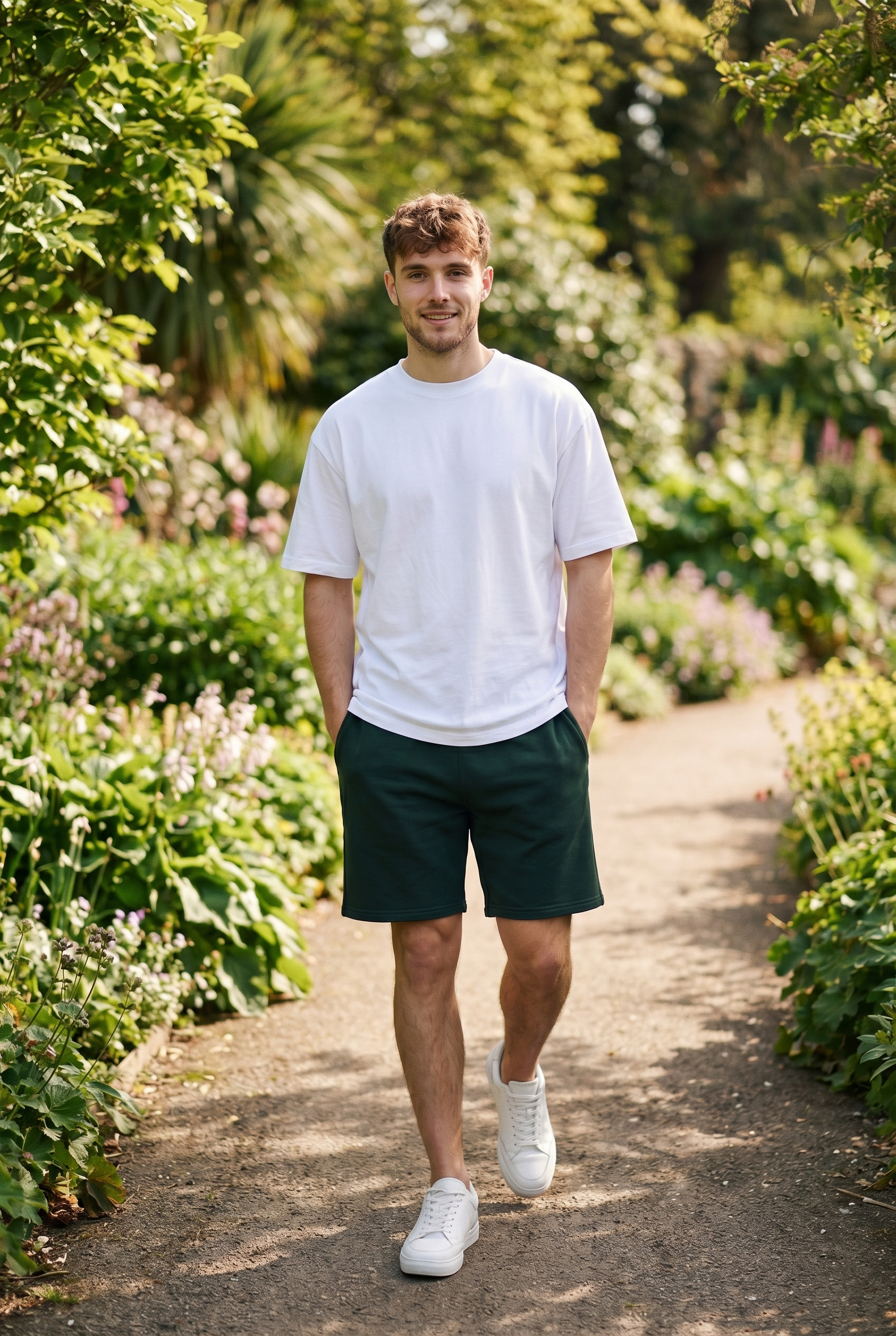 Men's Knit Hoodie & Shorts 2-Piece Set | Blackstone London