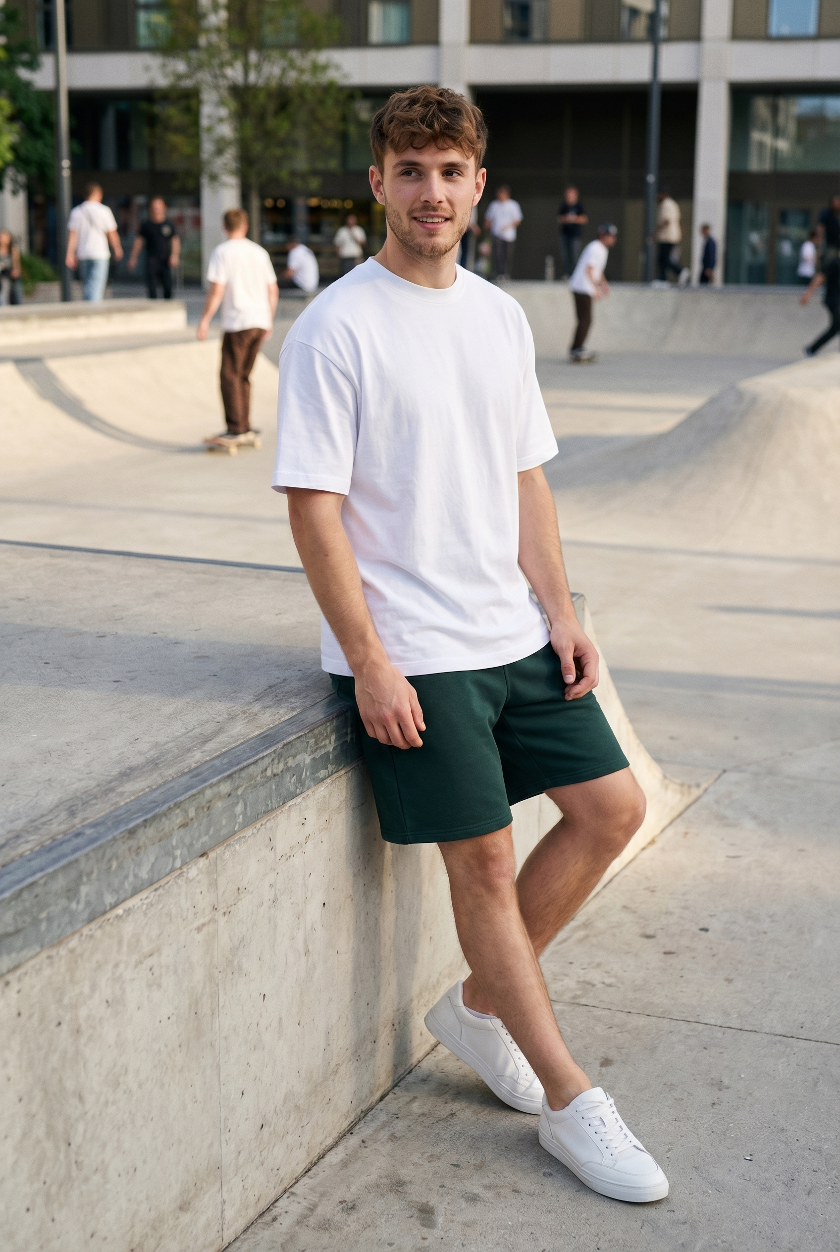 Men's Knit Hoodie & Shorts 2-Piece Set | Blackstone London