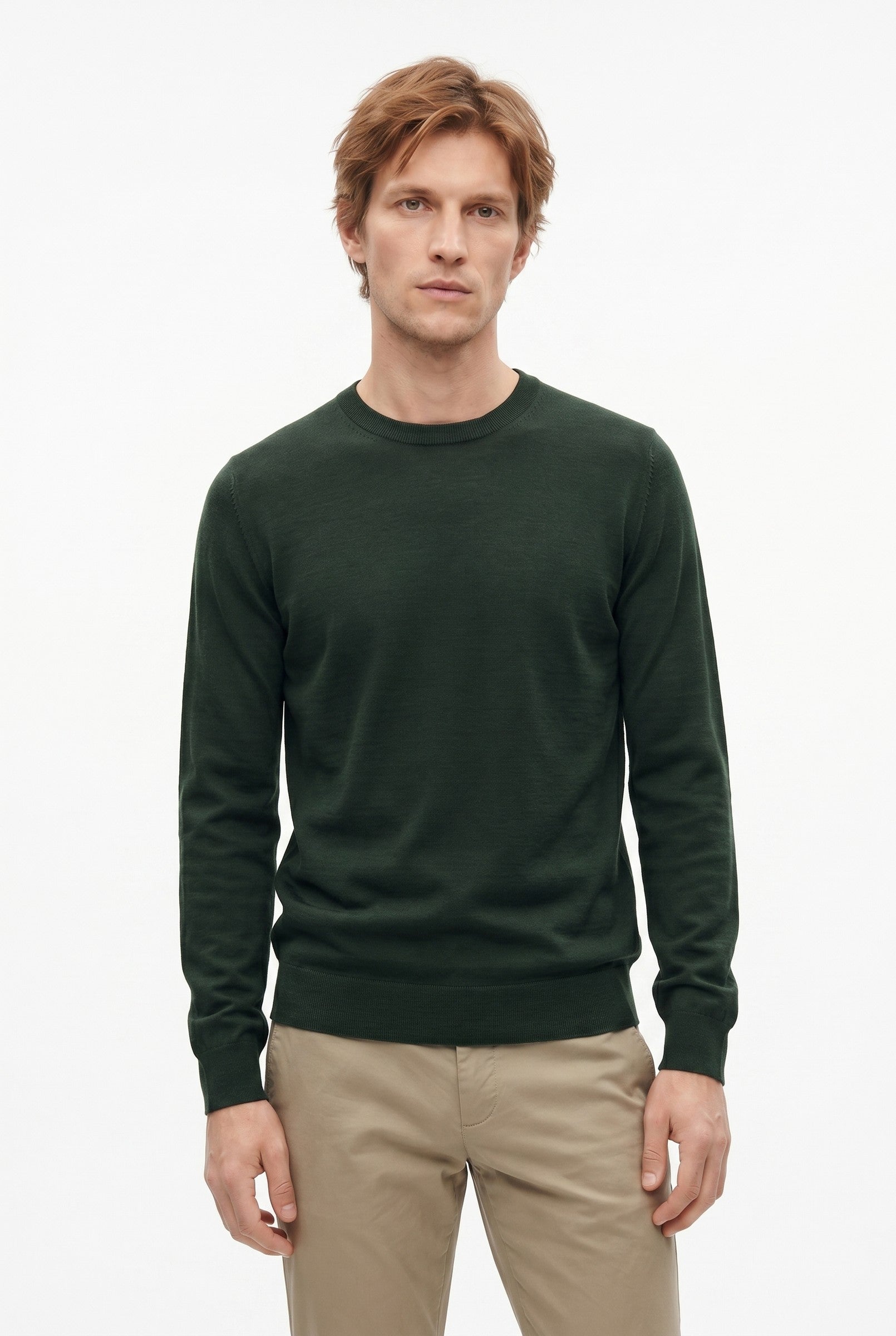 Men's Crew Neck Knit Sweater | Blackstone London