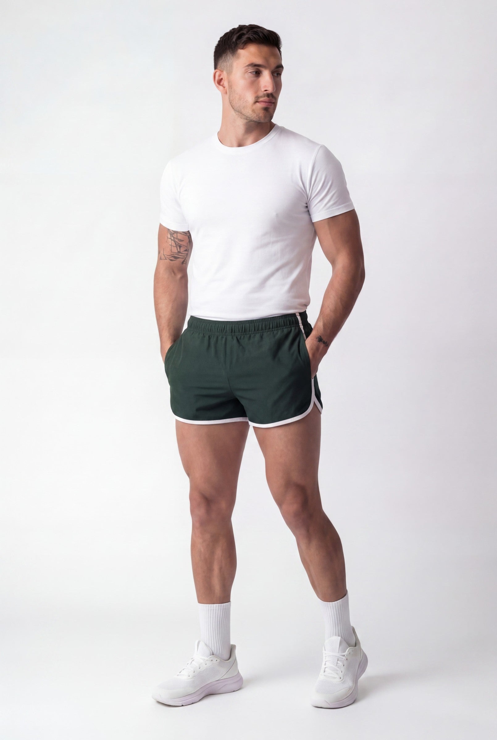 Men's Retro Running Shorts | Blackstone London
